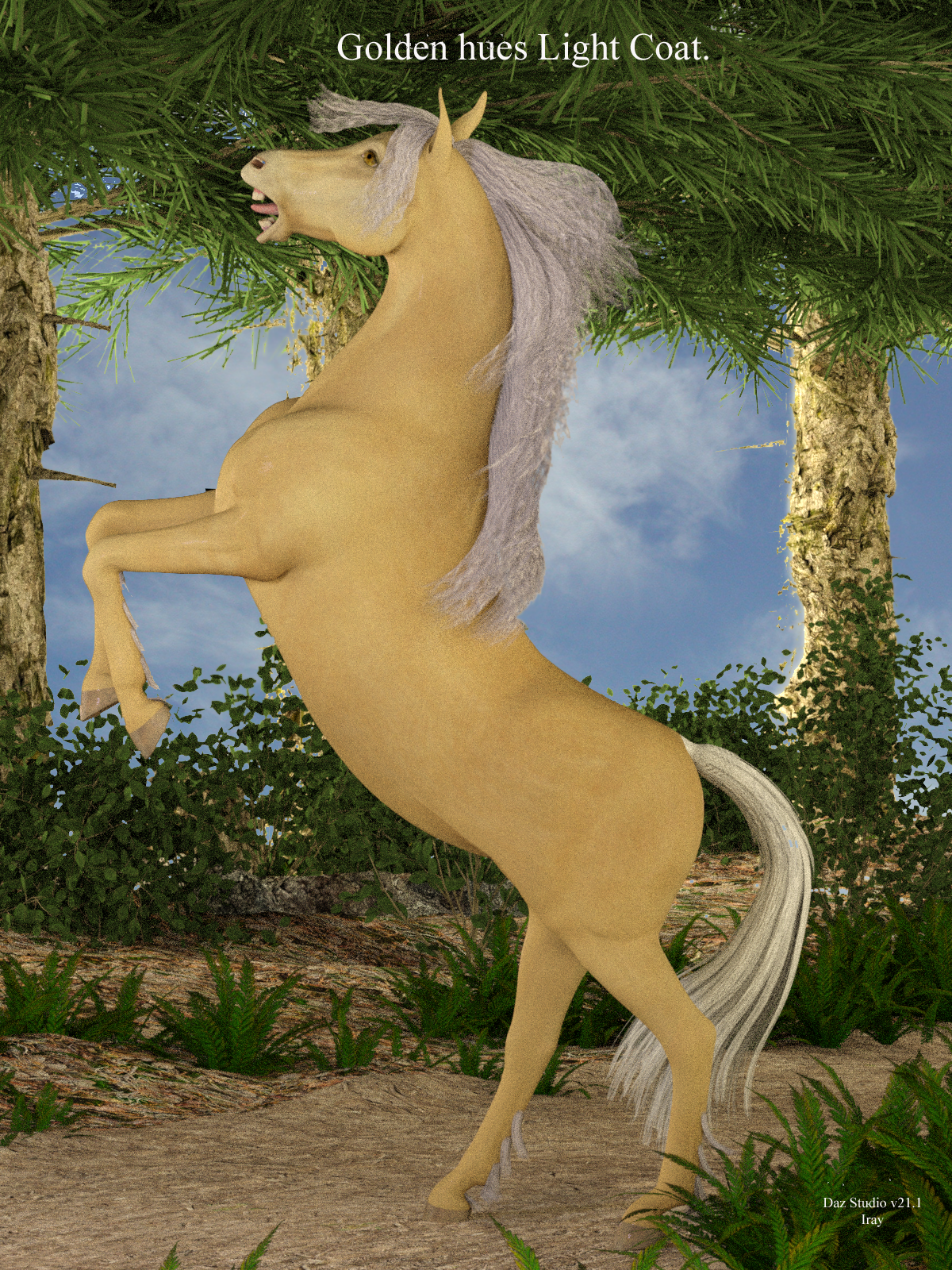 FLRD-GoldenHues for the HW Horse by N/A