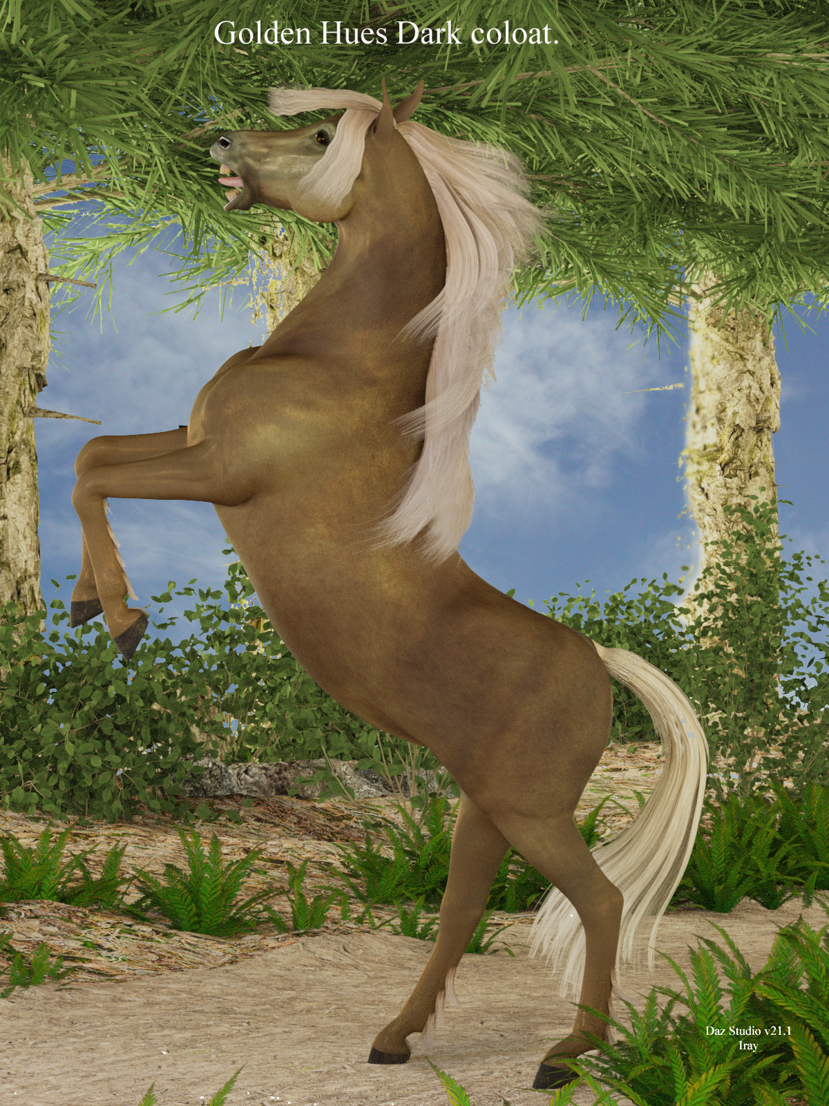 FLRD-GoldenHues for the HW Horse by N/A