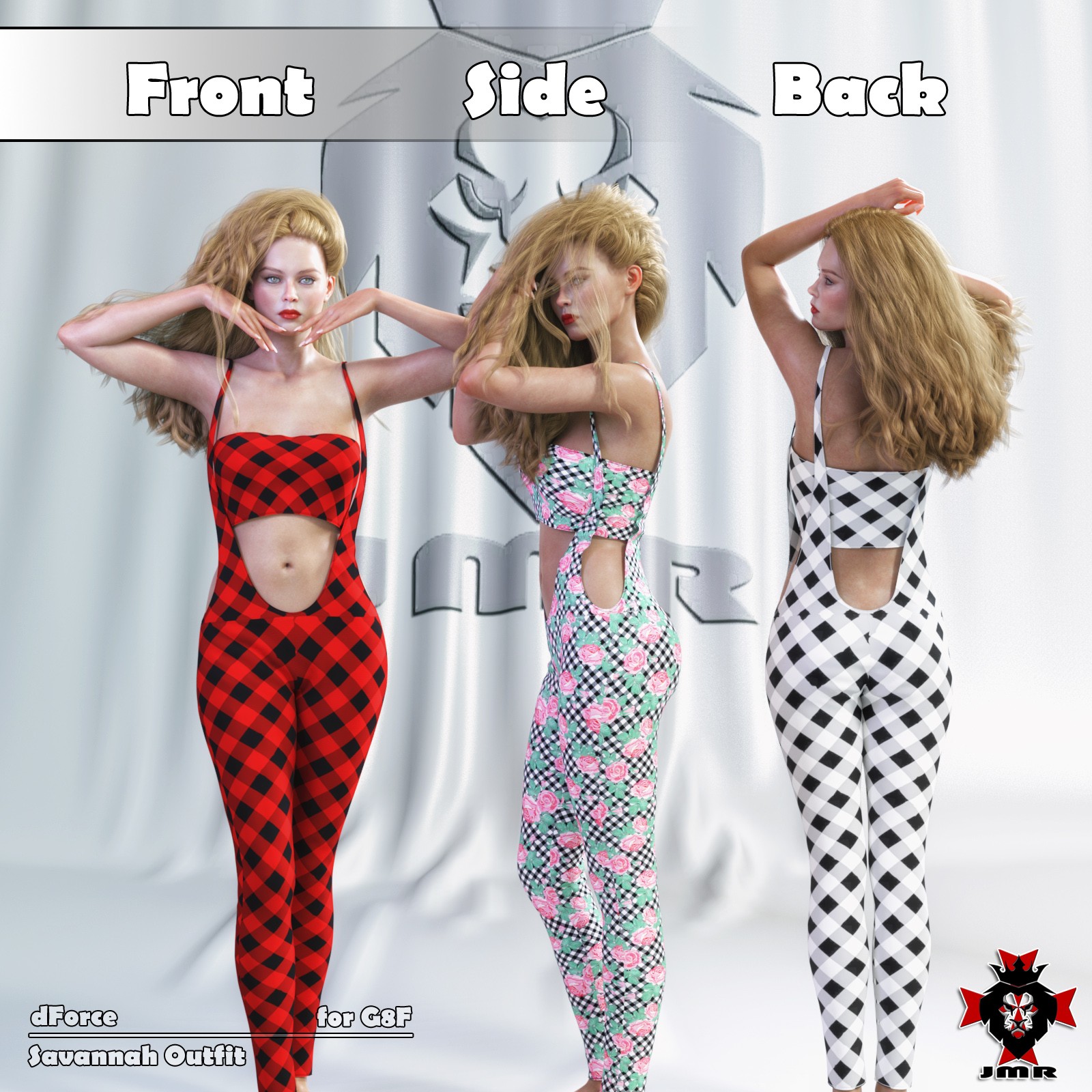 JMR dForce Savannah Outfit for G8F by N/A