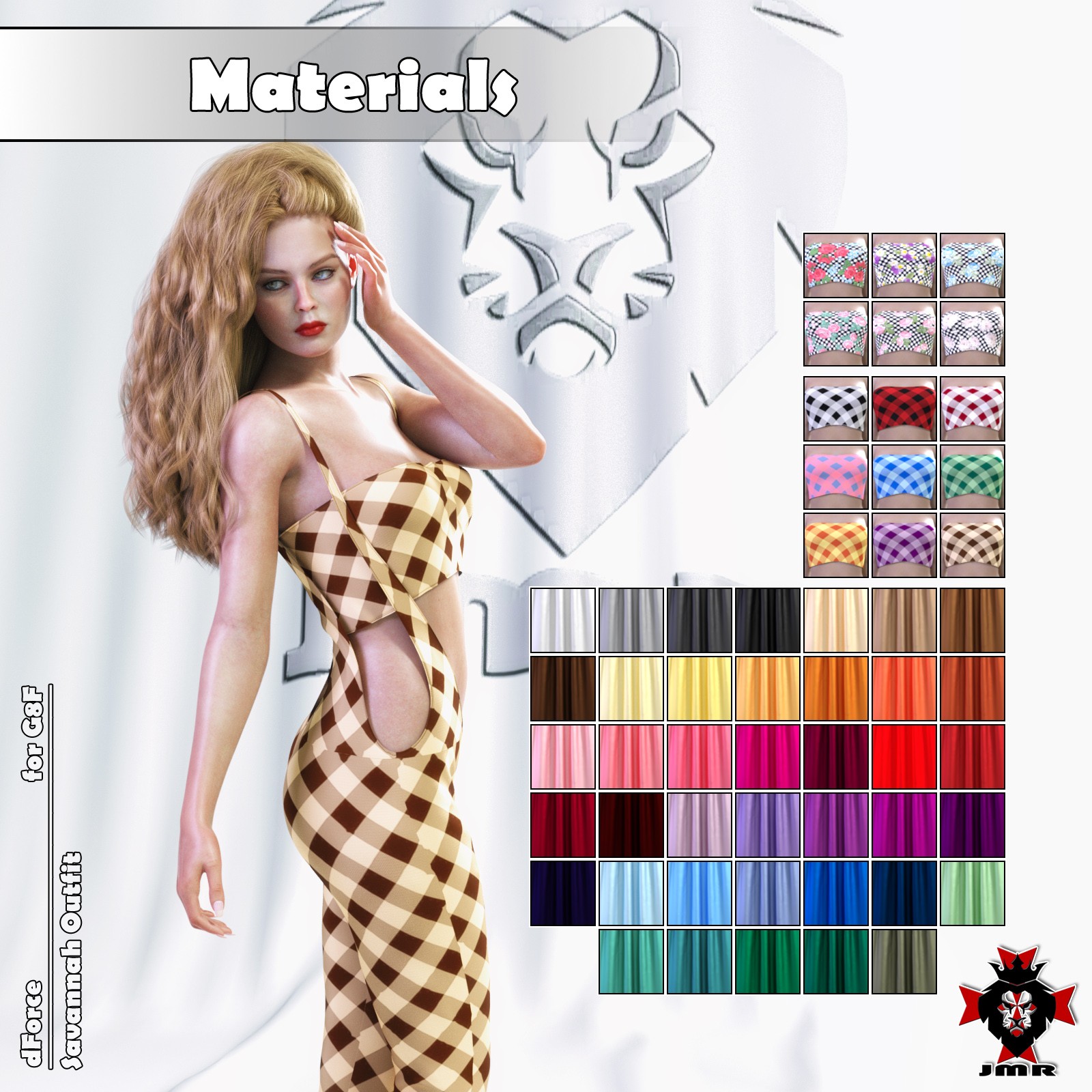 JMR dForce Savannah Outfit for G8F by N/A