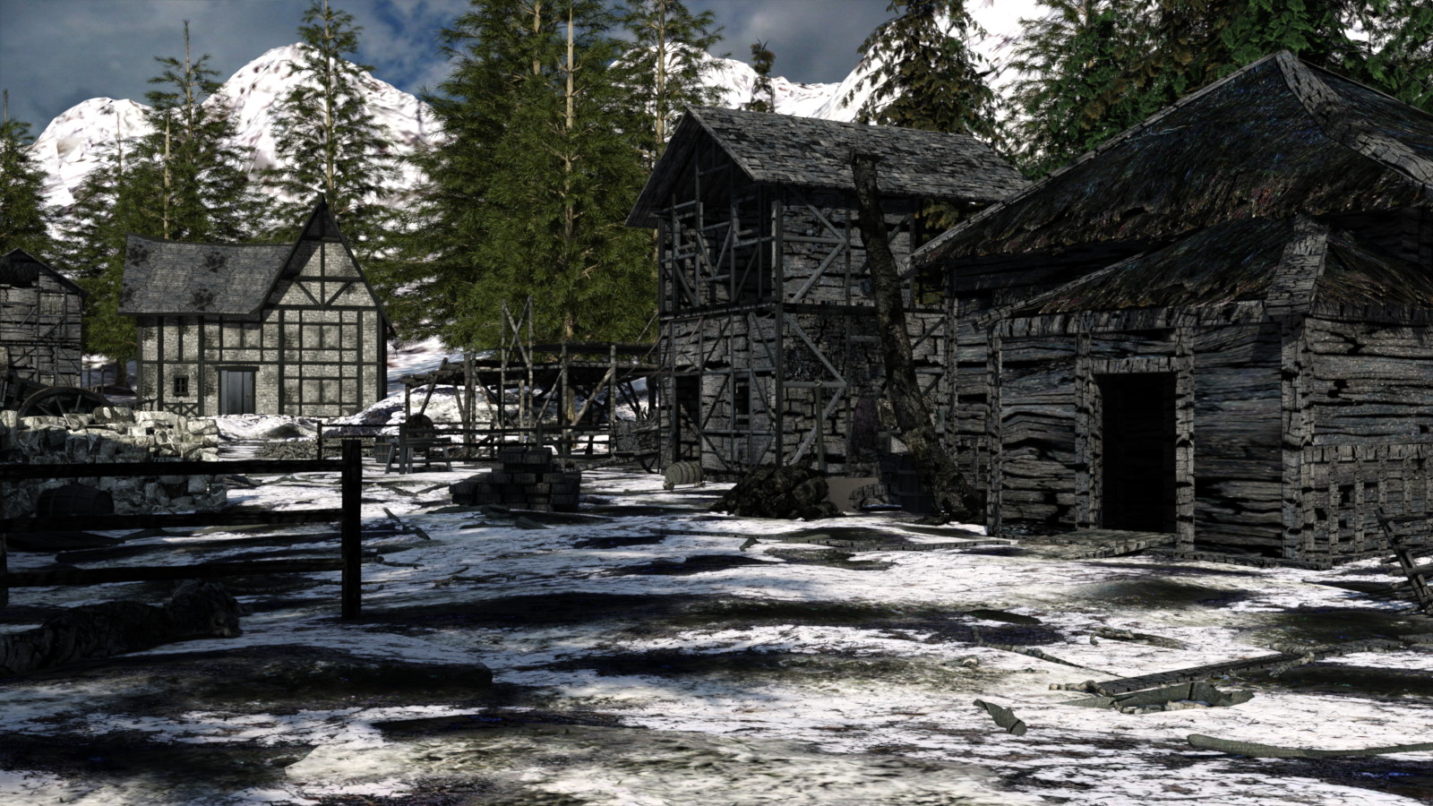 Winter Hamlet for DAZ Studio by N/A