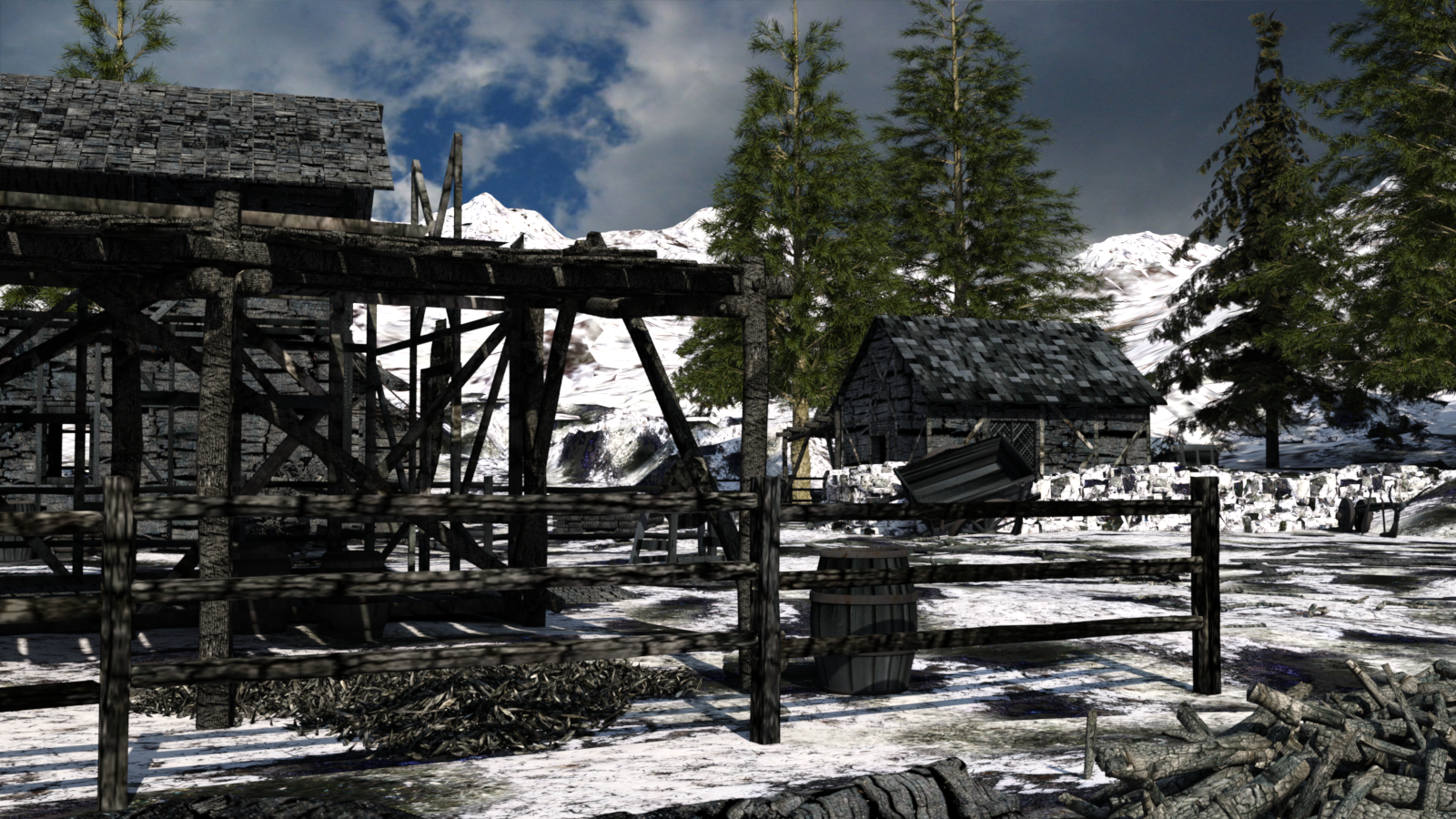 Winter Hamlet for DAZ Studio by N/A