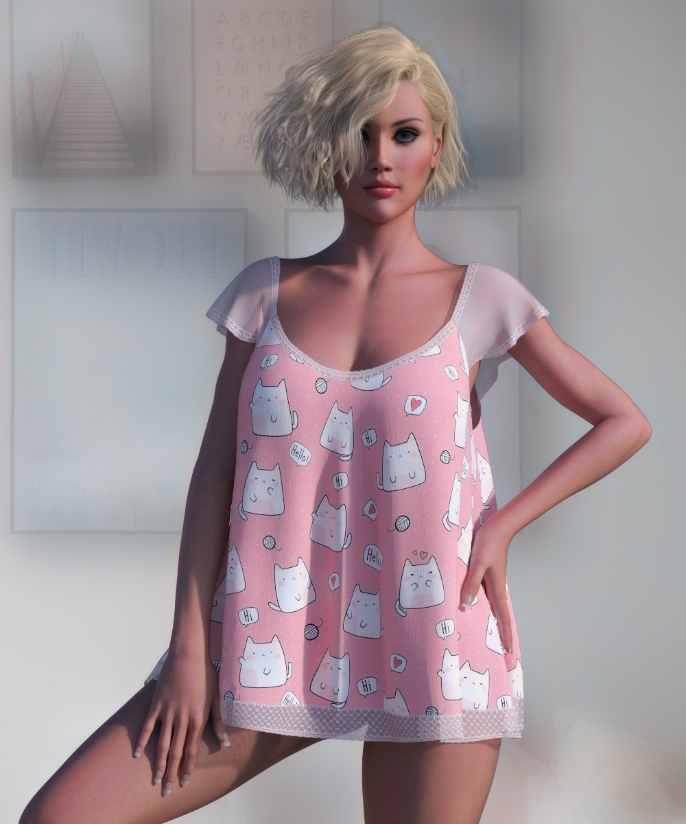 Ava Nightie for G8.0/8.1 Females by N/A