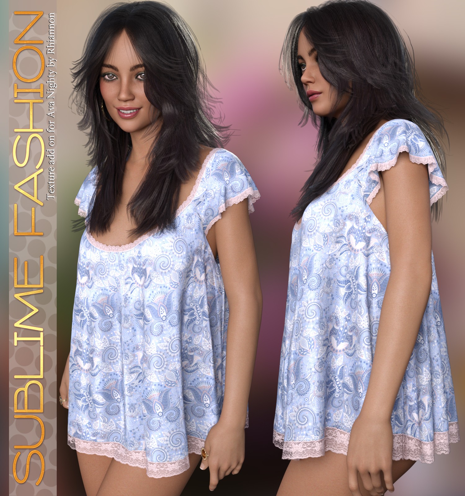 Sublime Fashion for Ava Nightie by Rhiannon by N/A