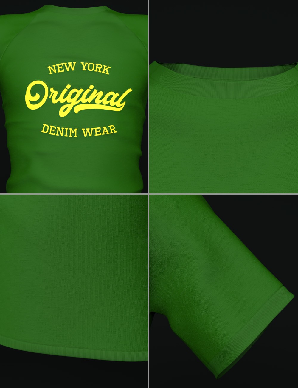 Urban Style Raglan T-Shirts for OOT G8M MEGA Wardrobe by N/A