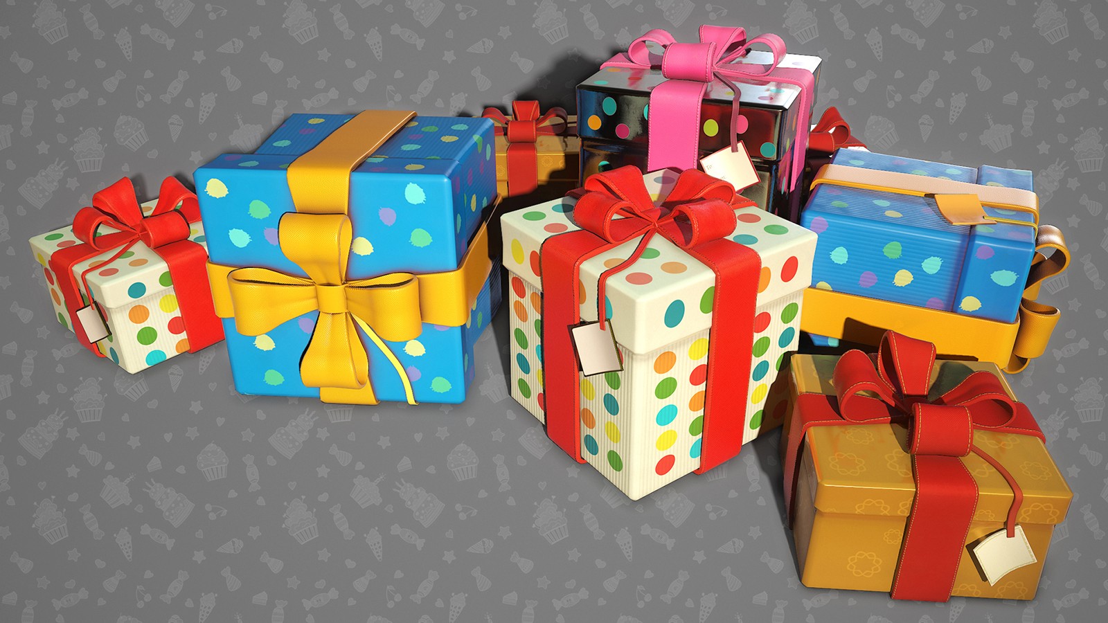 Birthday Present Gift Boxes by N/A