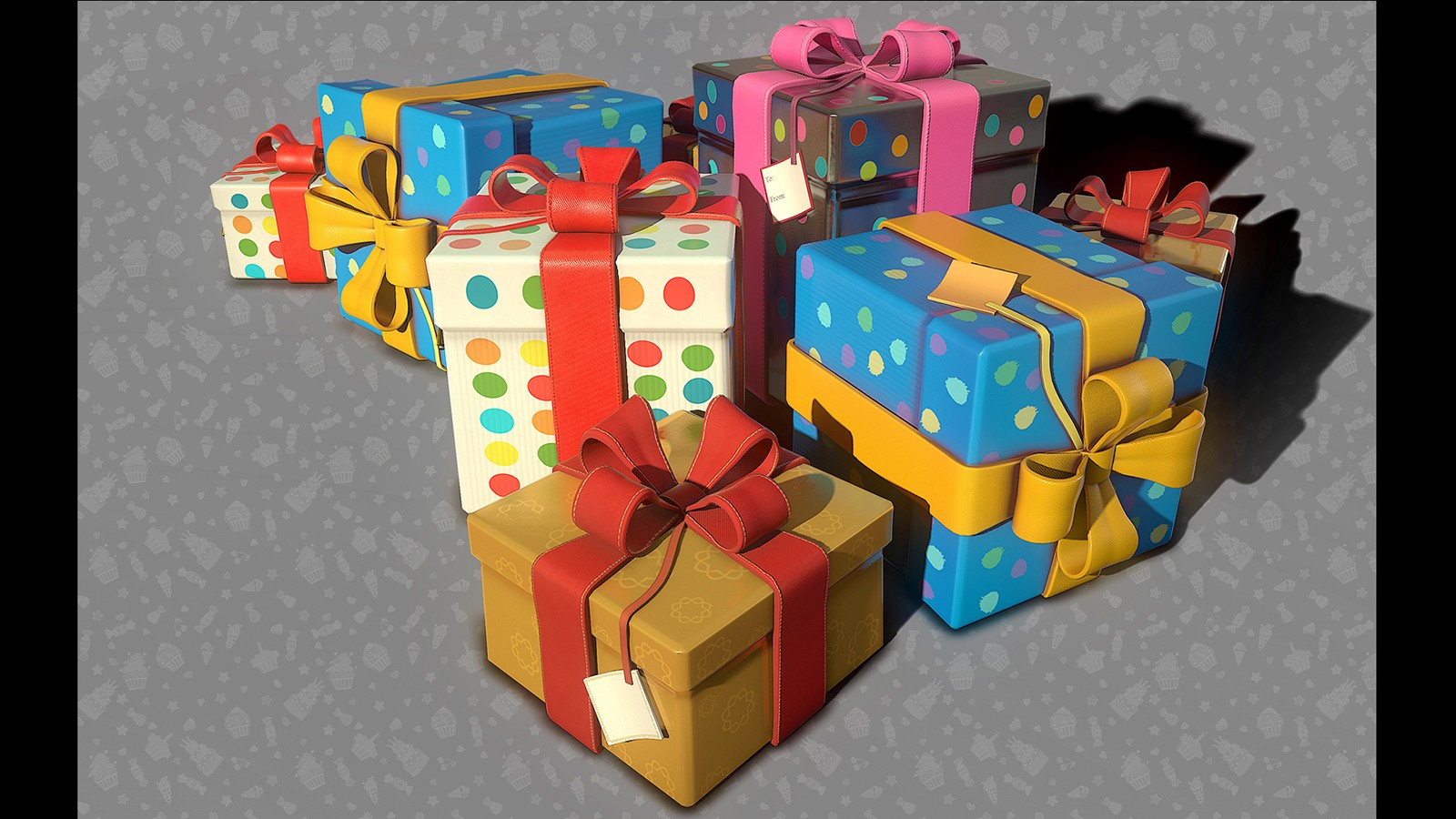 Birthday Present Gift Boxes by N/A