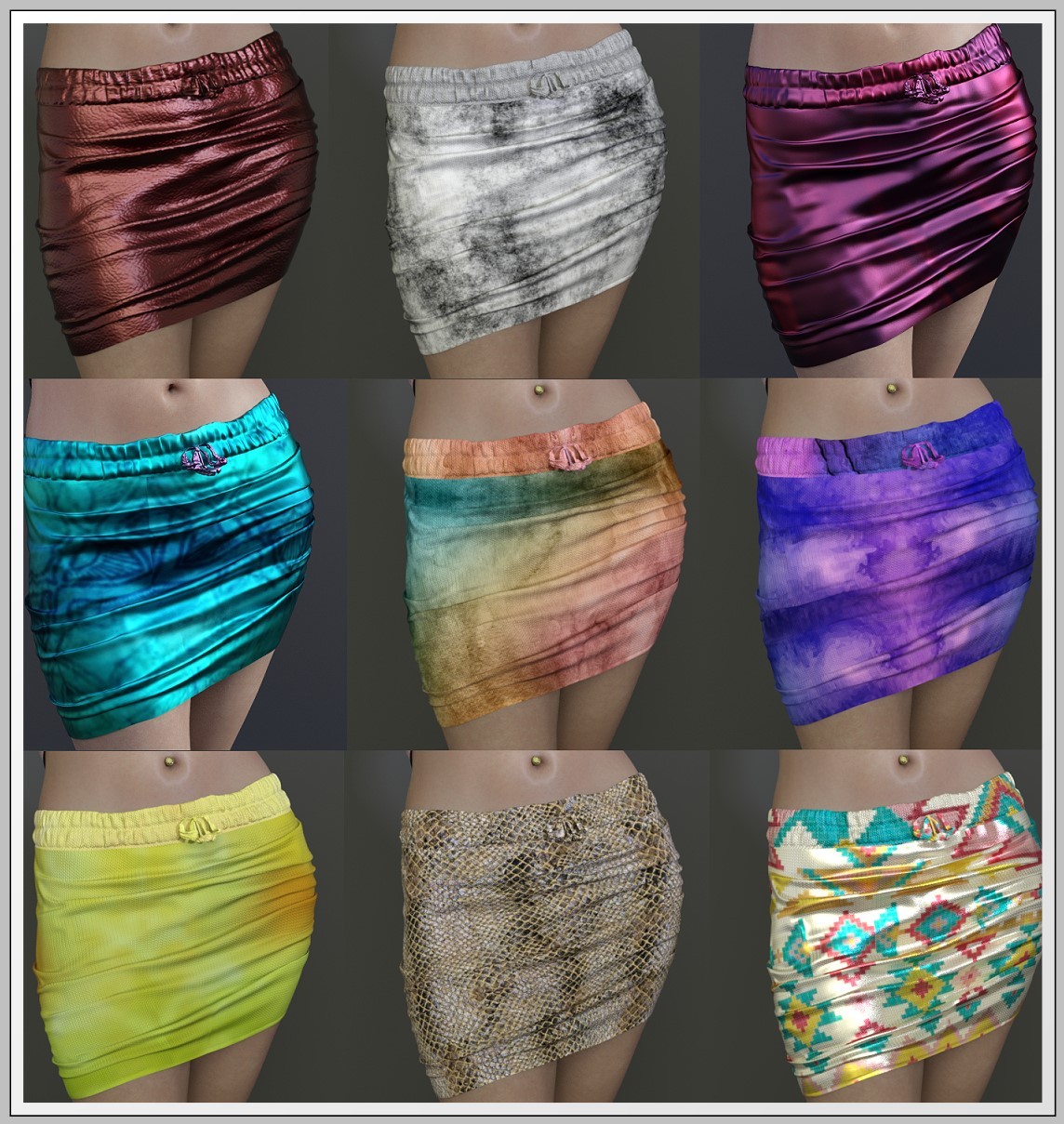 Too Hot- Little Messy Skirt by N/A
