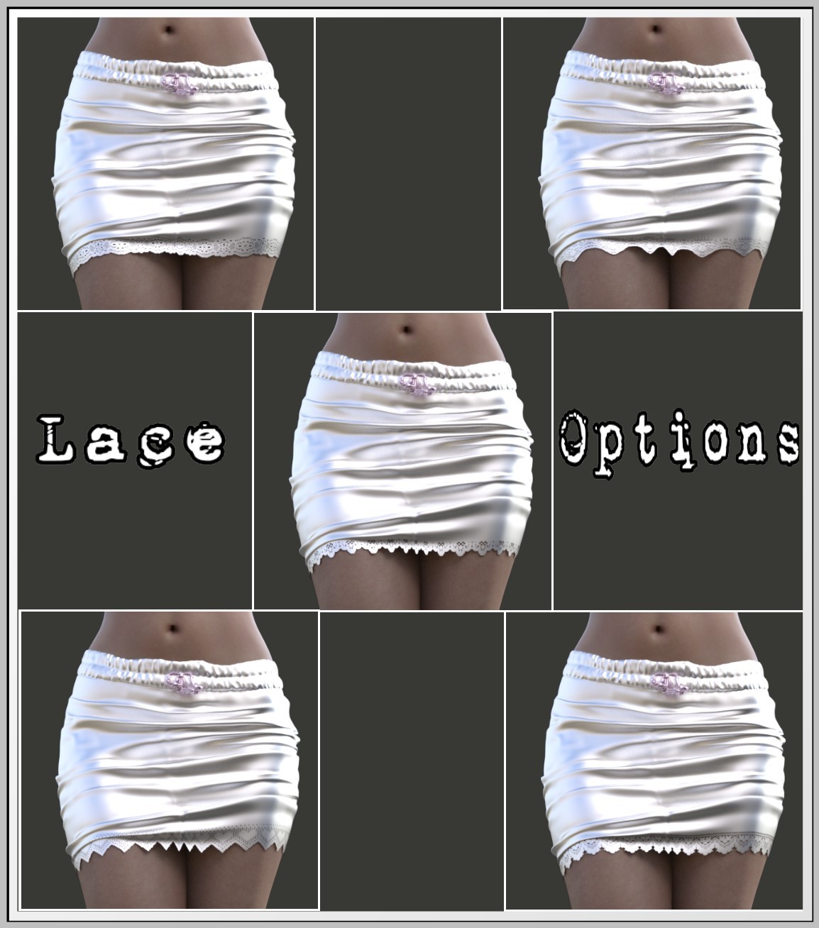 Too Hot- Little Messy Skirt by N/A