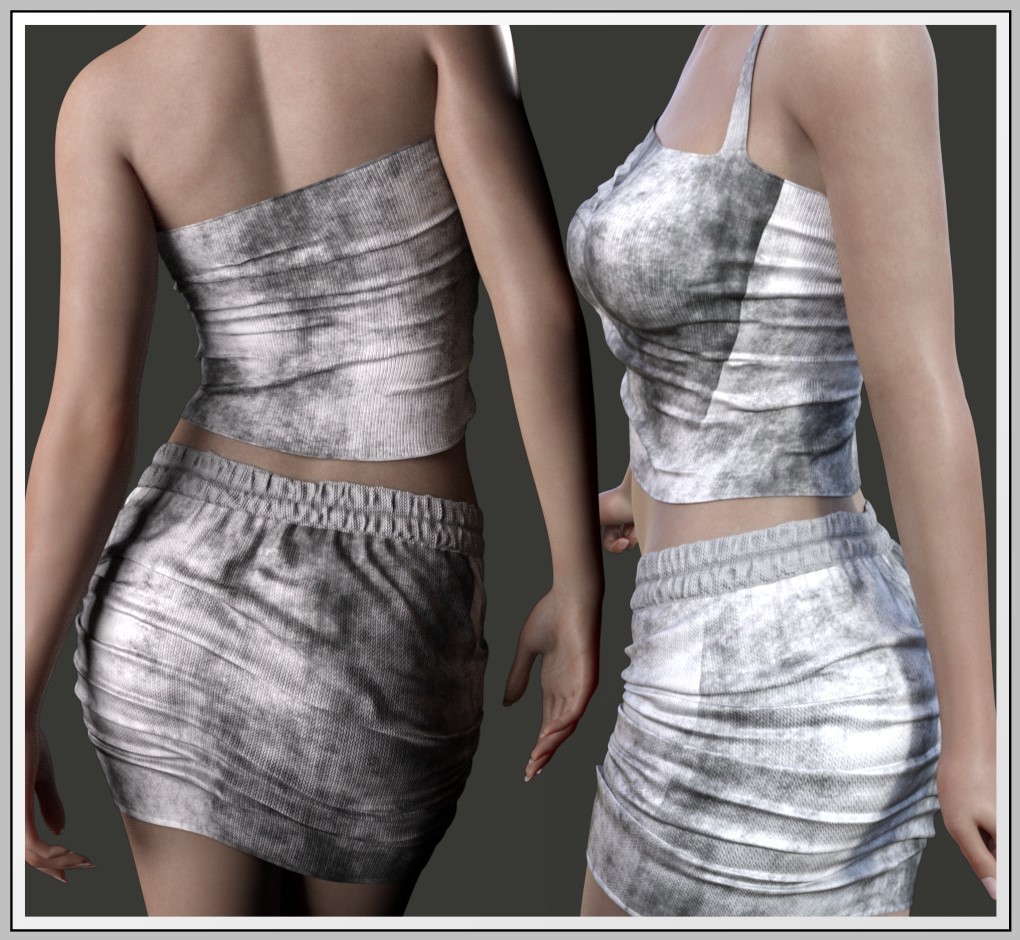 Too Hot- Little Messy Skirt by N/A