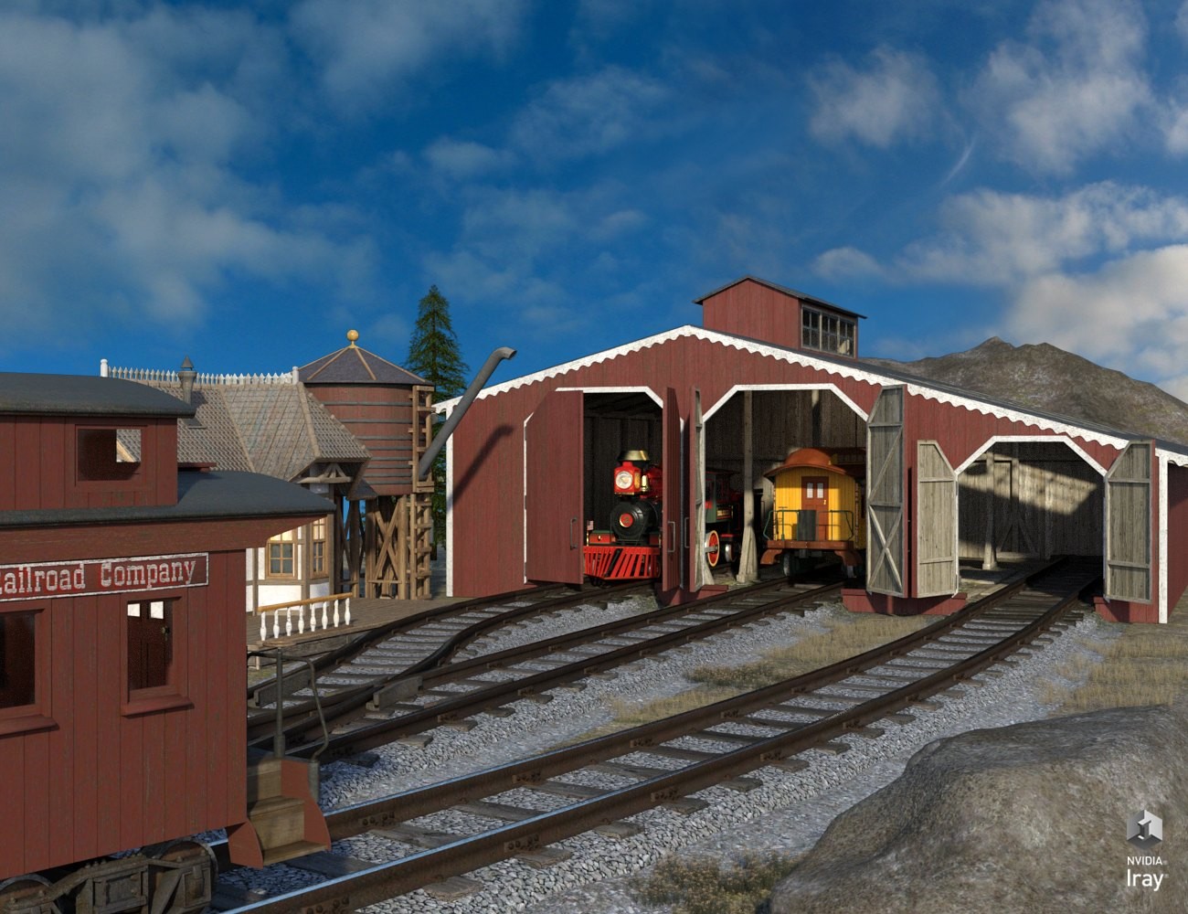 Western Engine Shed by N/A