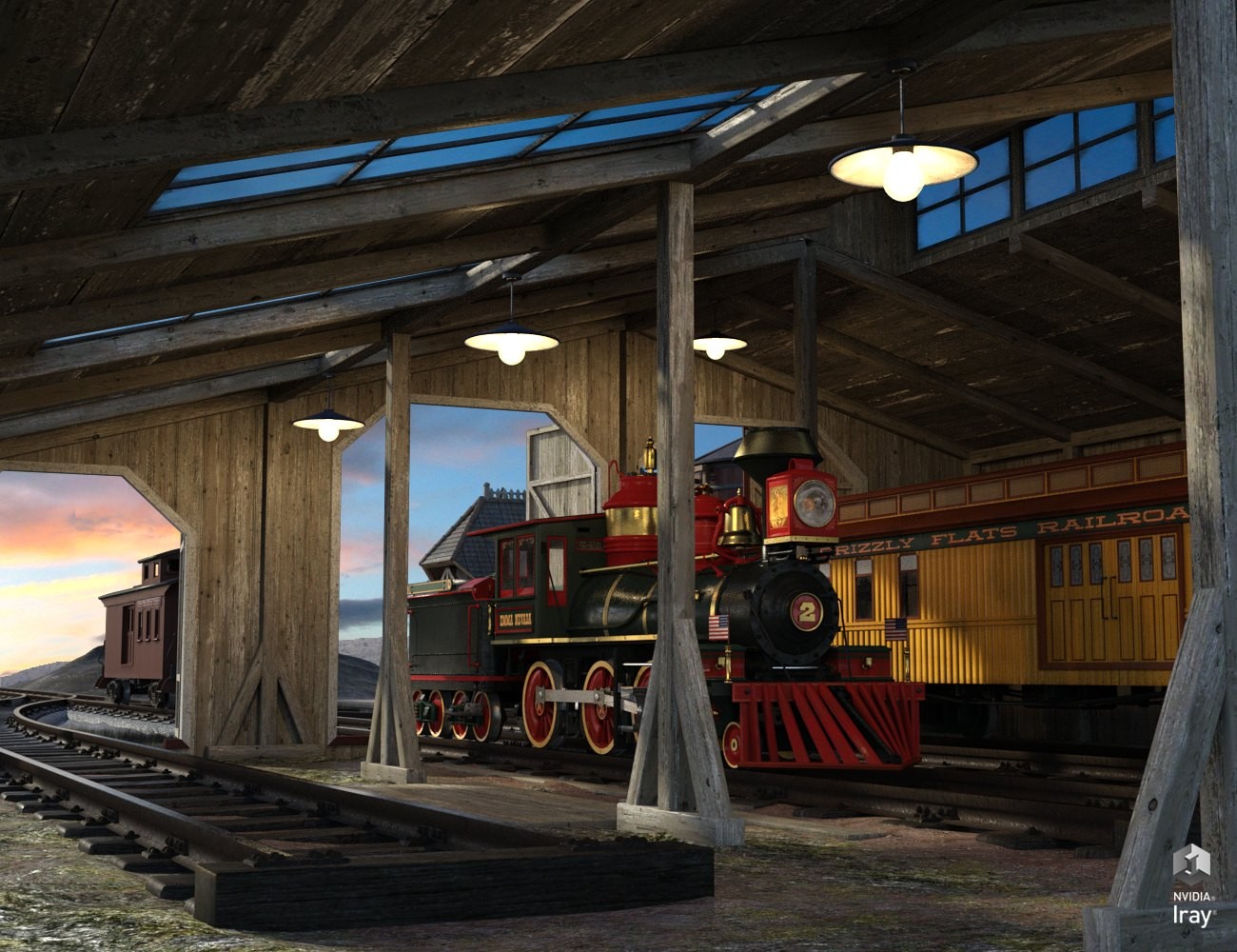 Western Engine Shed by N/A