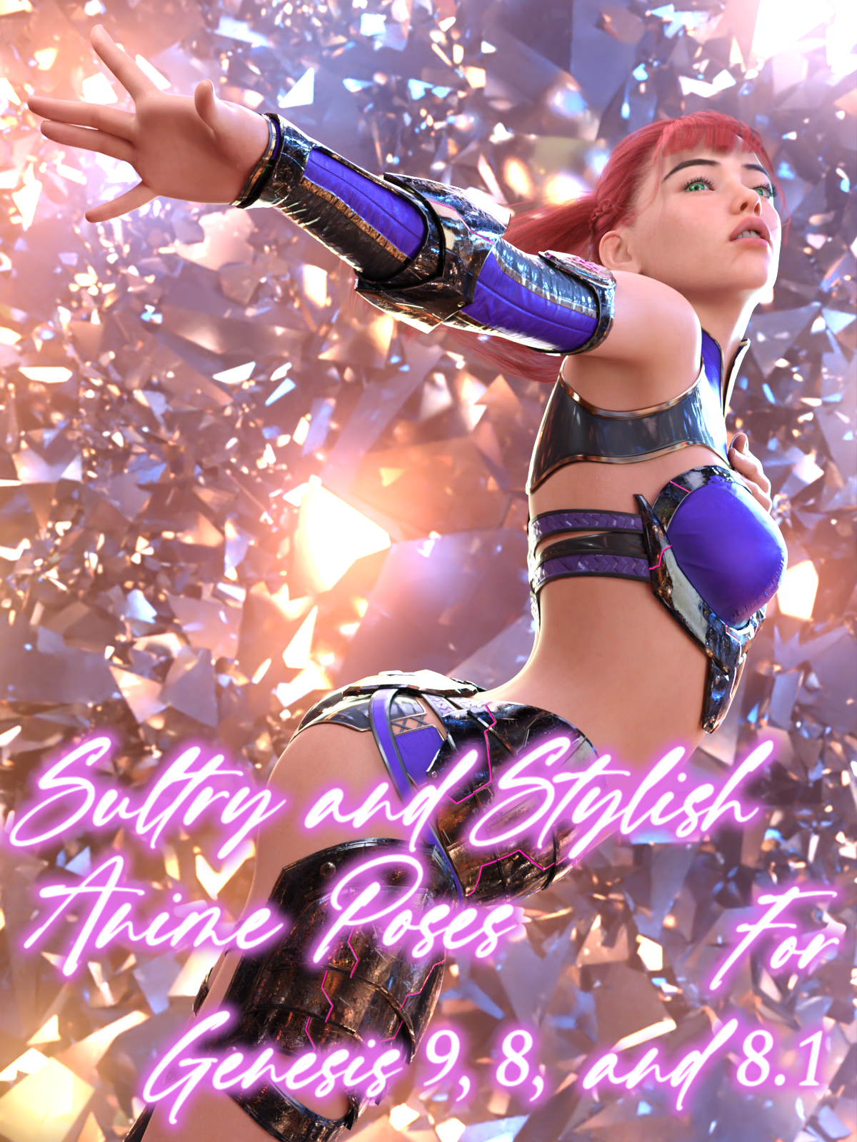 Sultry and Stylish Anime Poses for Genesis 9, 8, and 8.1 by N/A