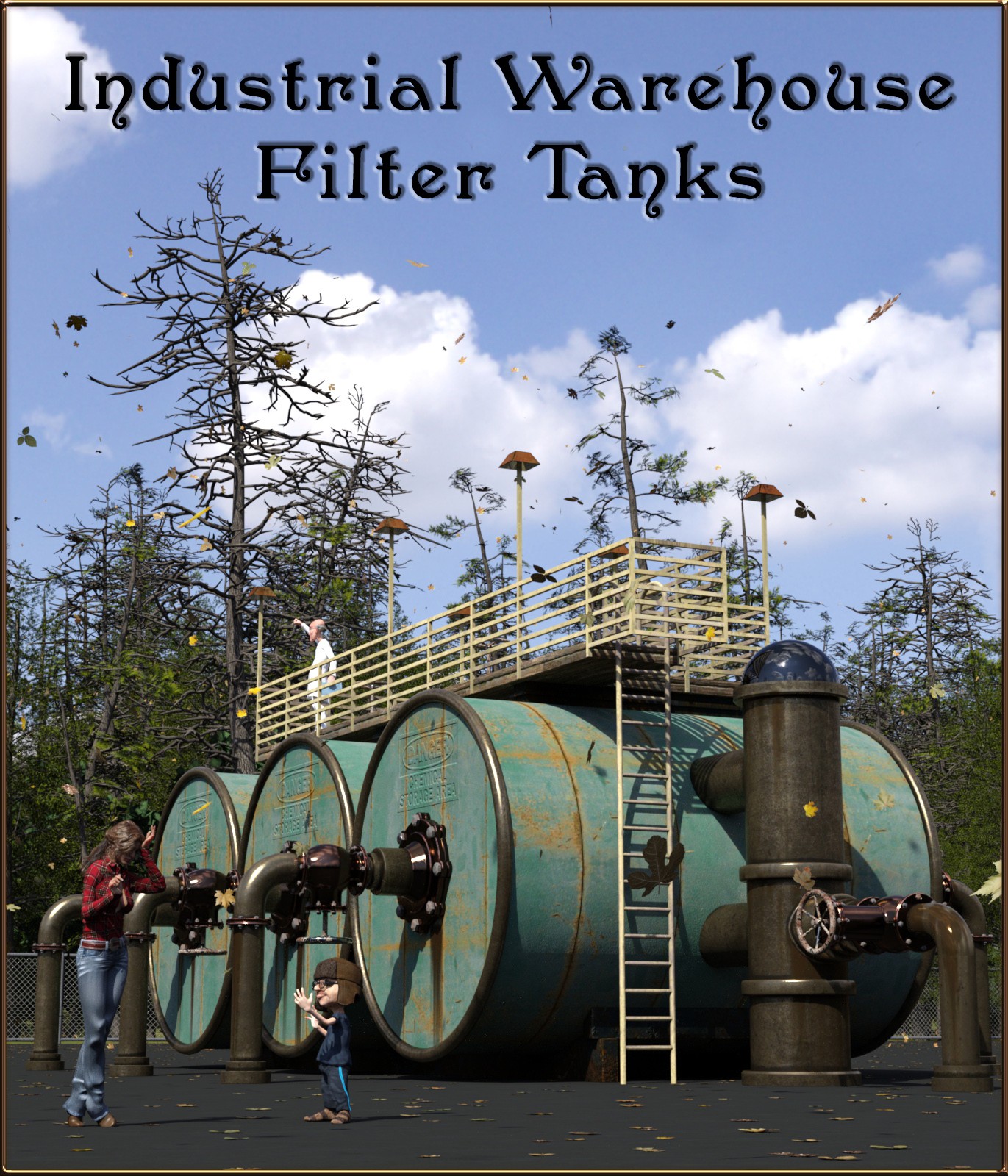 Industrial Warehouse Filter Tanks by N/A