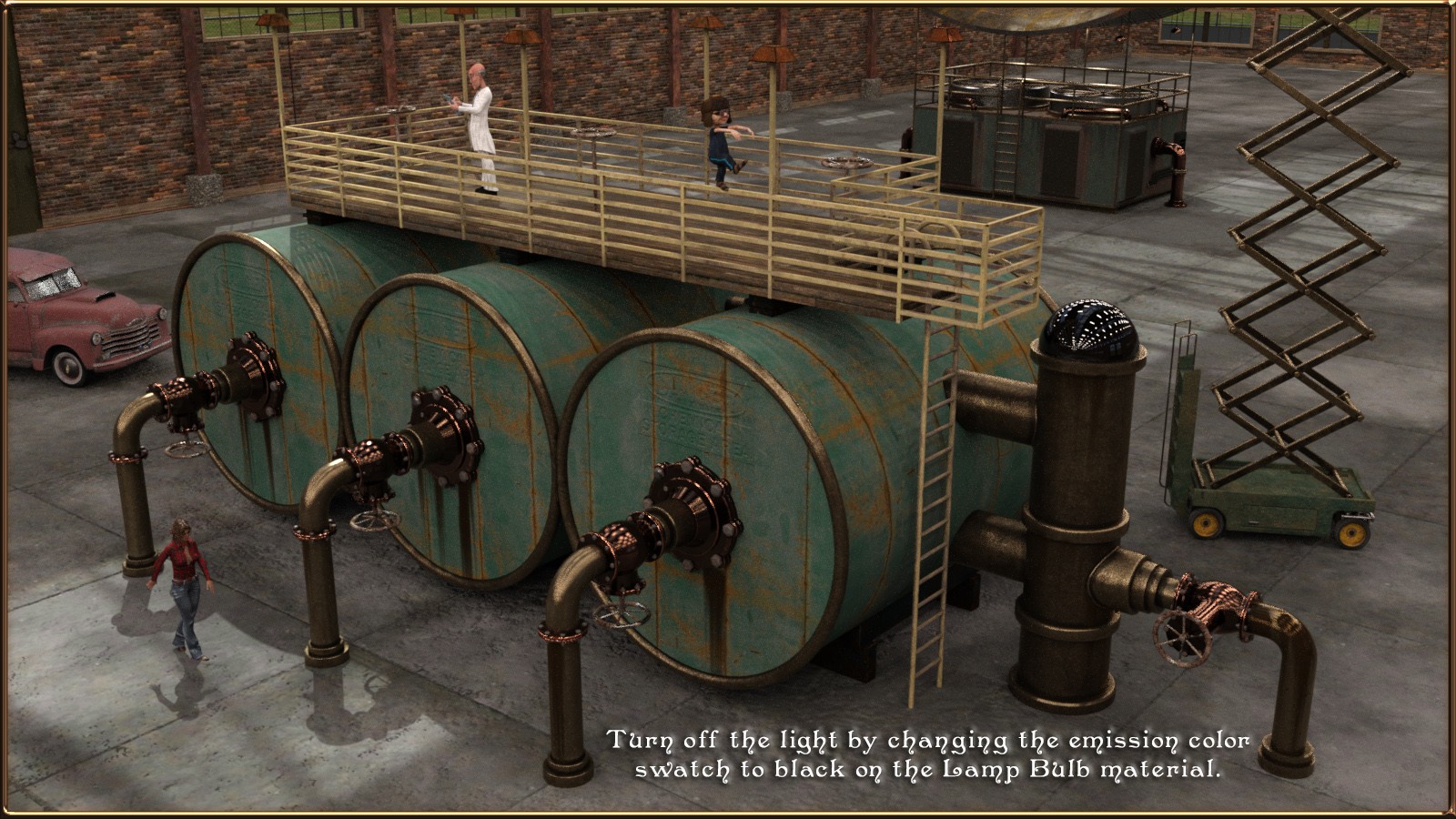 Industrial Warehouse Filter Tanks by N/A