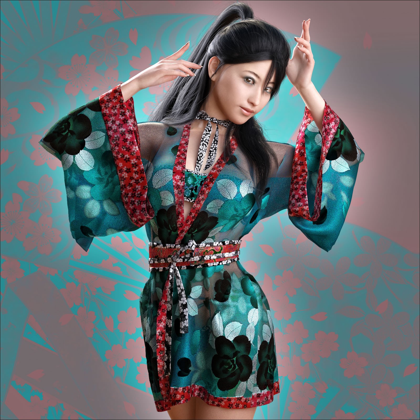 Karafuru for the Japanese Kimono dforce by N/A