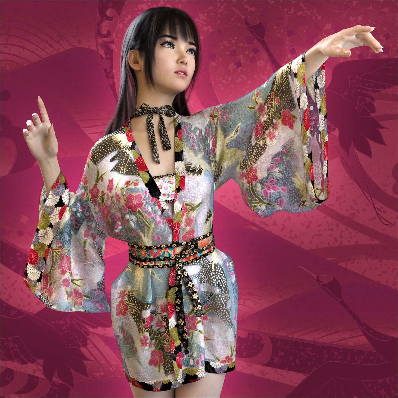 Karafuru for the Japanese Kimono dforce by N/A