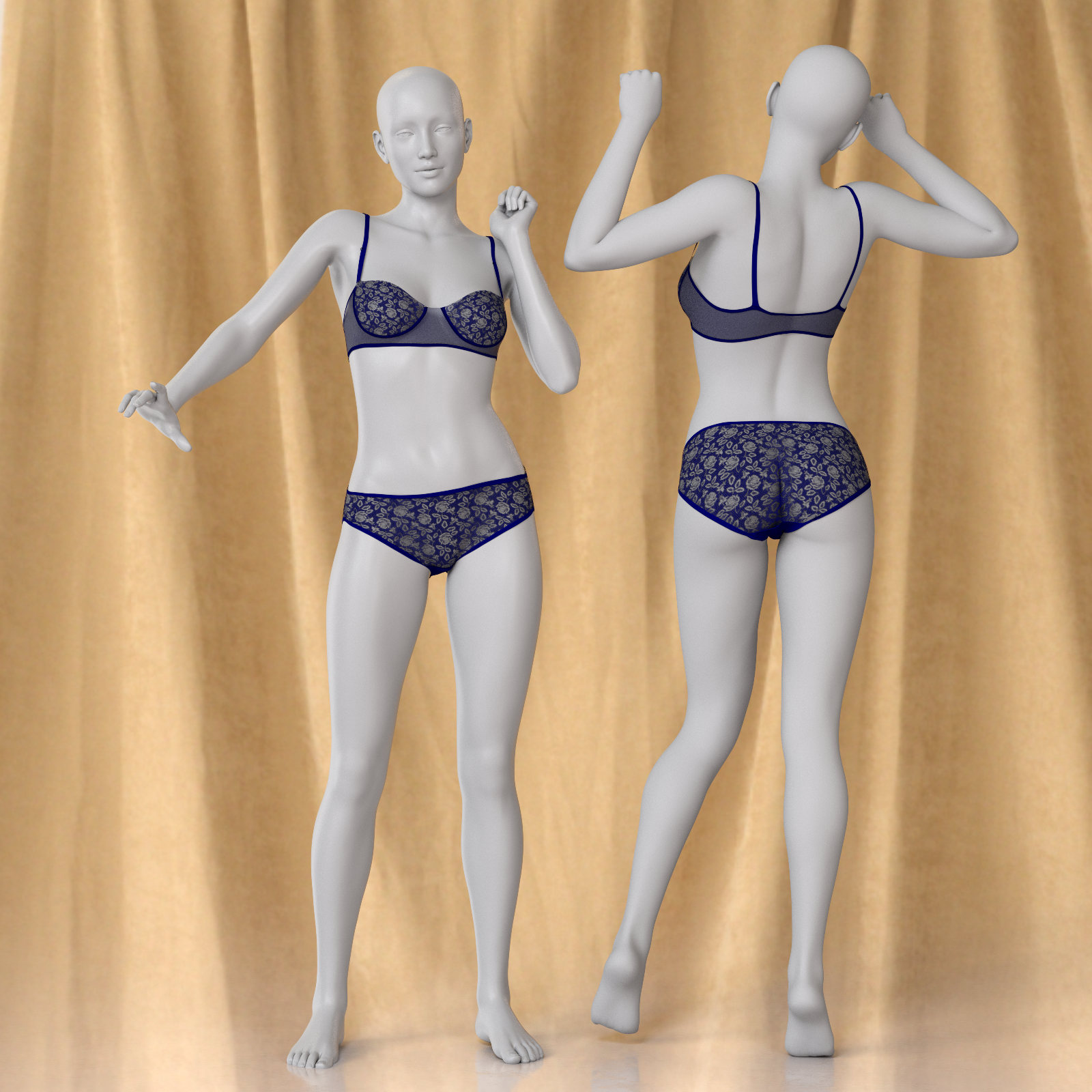 Underwear for Genesis 8 and 8.1Females by N/A