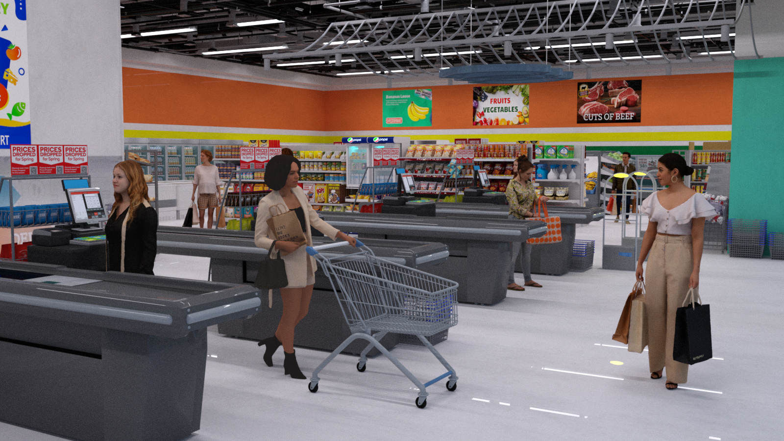 Supermarket for DAZ by N/A