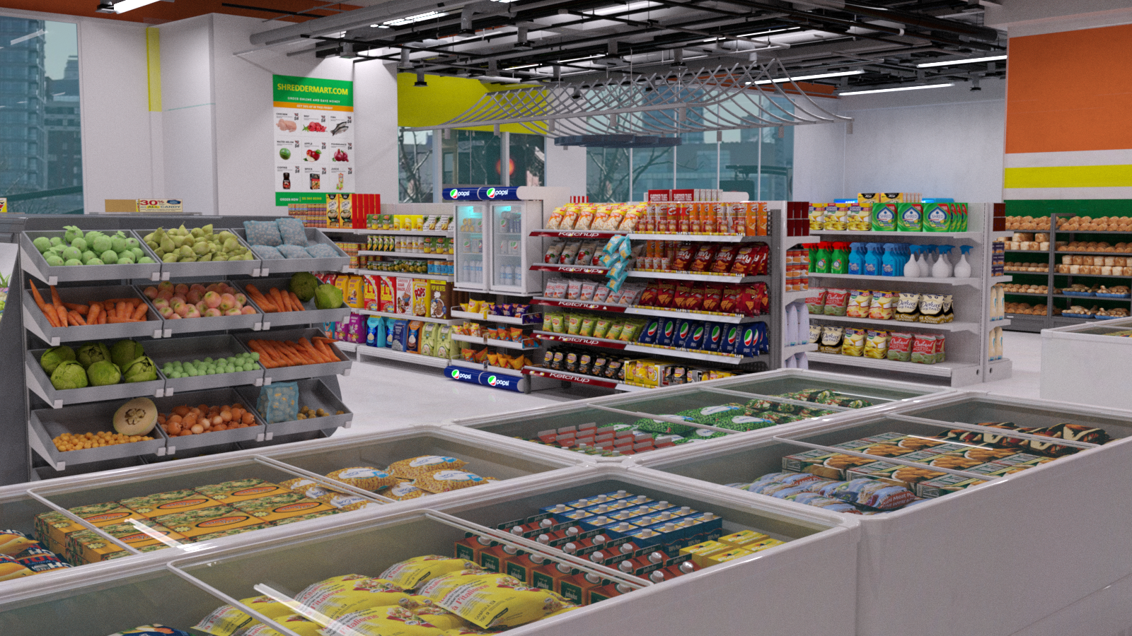 Supermarket for DAZ by N/A