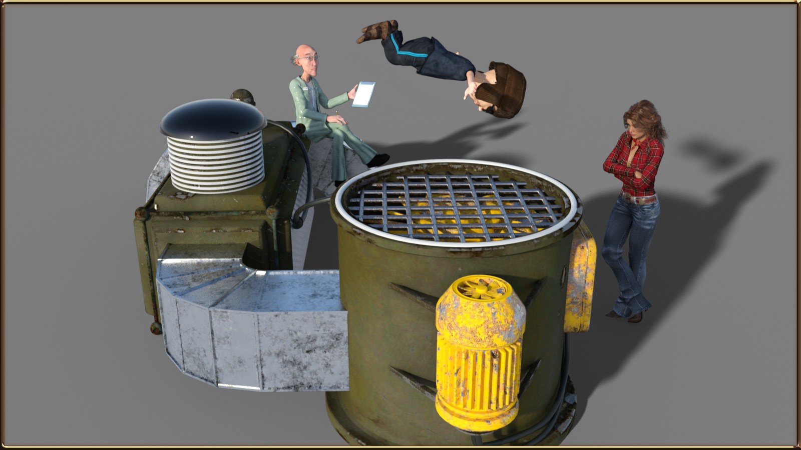 Industrial Warehouse Air Purifier by N/A