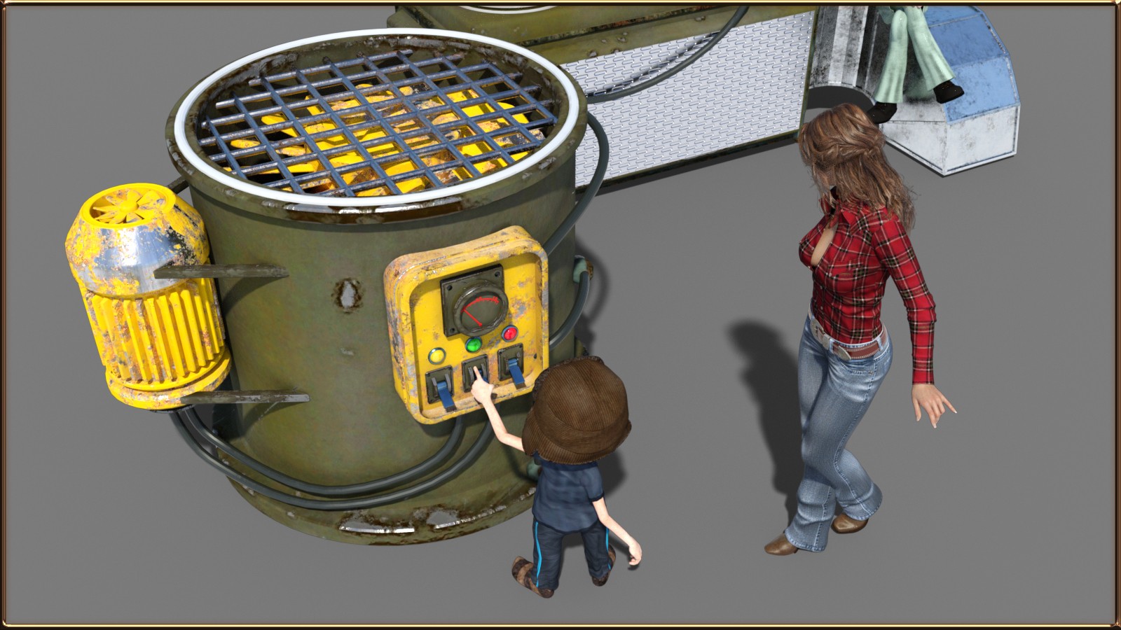 Industrial Warehouse Air Purifier by N/A