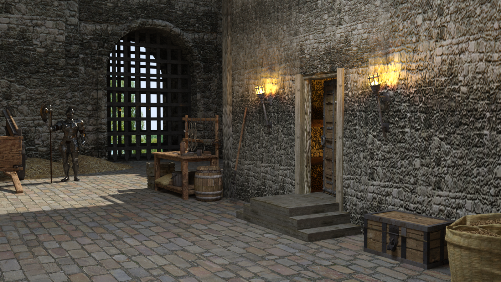 Raven Keep for DAZ by N/A