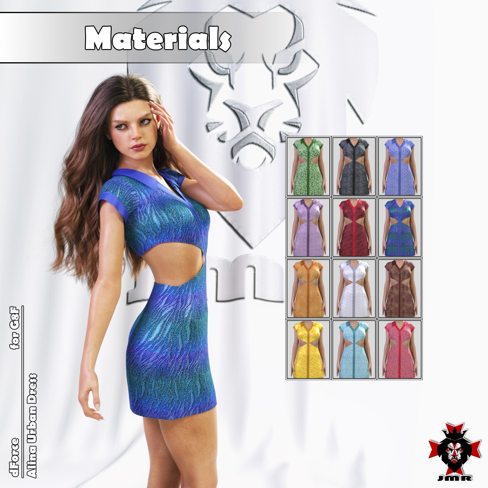 JMR dForce Alina Urban Dress for G8F by N/A