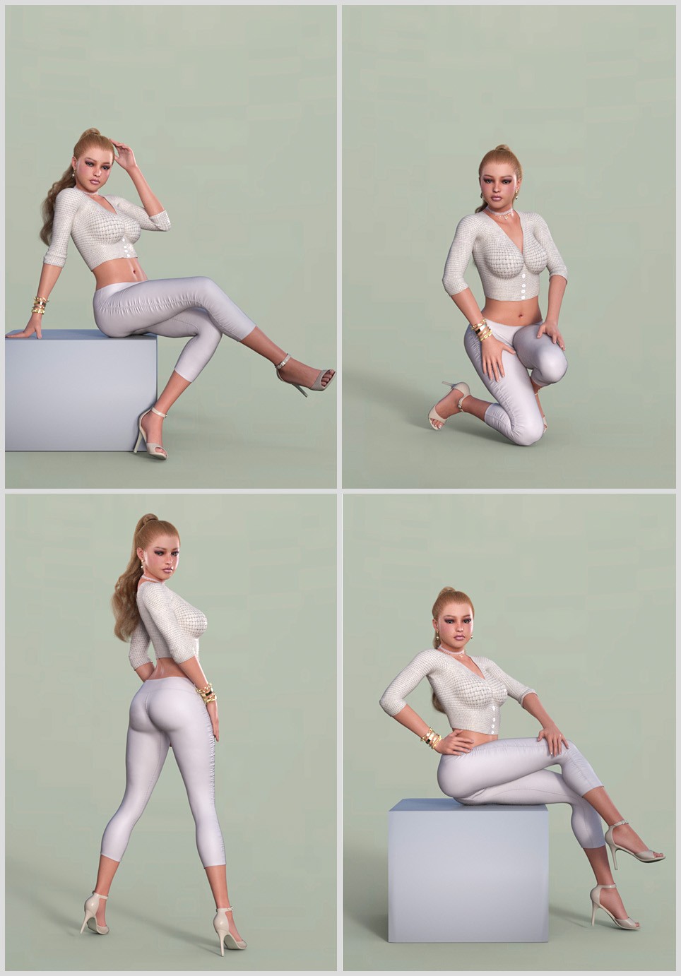 Model Girls Poses For G8/8.1/9 by N/A