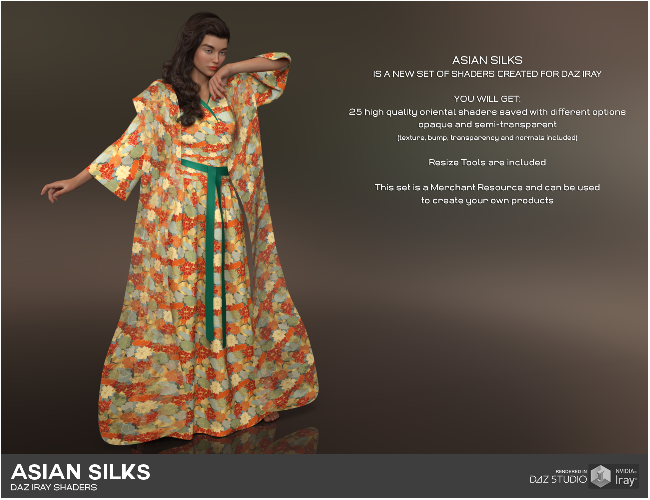 Daz Iray - Asian Silk by N/A