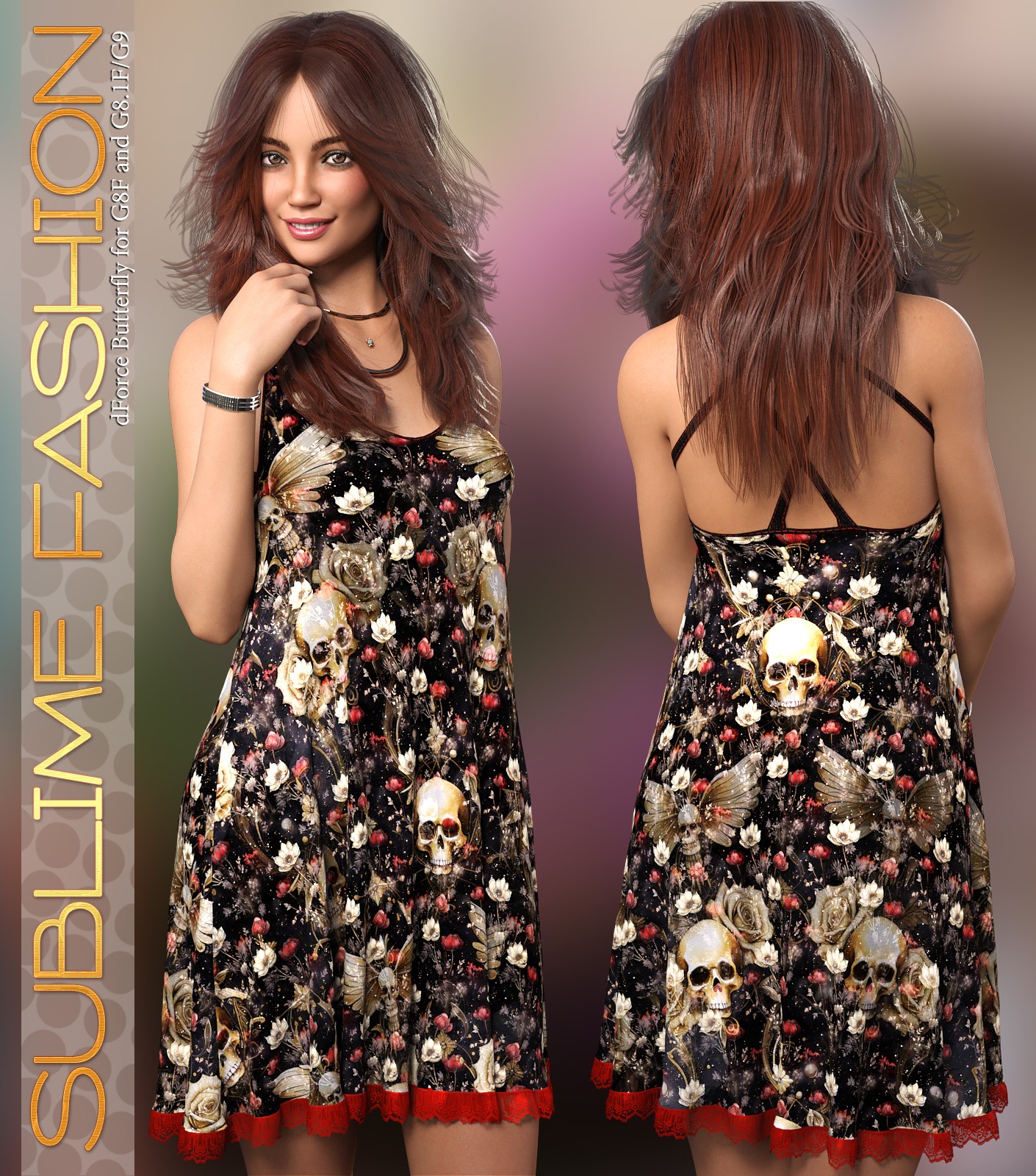 Sublime Fashion dForce Butterfly for G8F and G8.1F and G9 by N/A