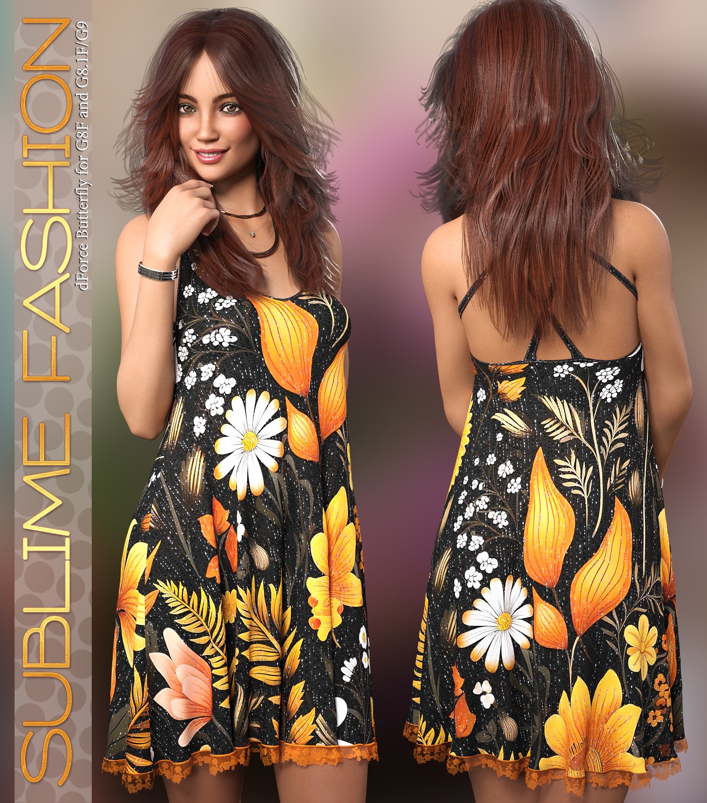 Sublime Fashion dForce Butterfly for G8F and G8.1F and G9 by N/A