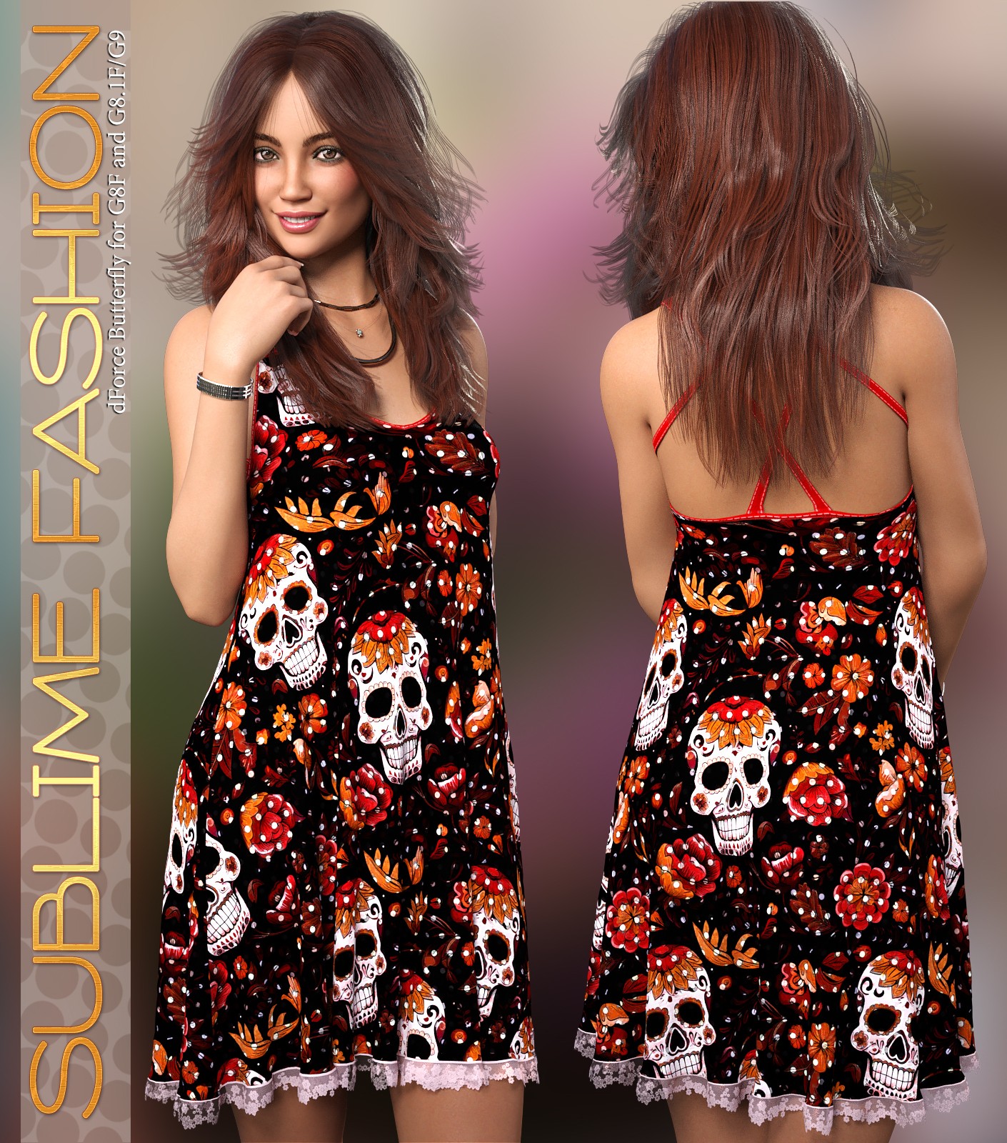 Sublime Fashion dForce Butterfly for G8F and G8.1F and G9 by N/A