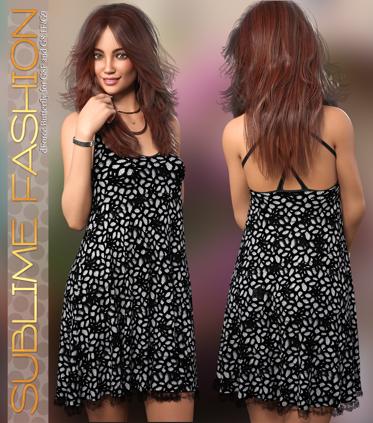 Sublime Fashion dForce Butterfly for G8F and G8.1F and G9 by N/A