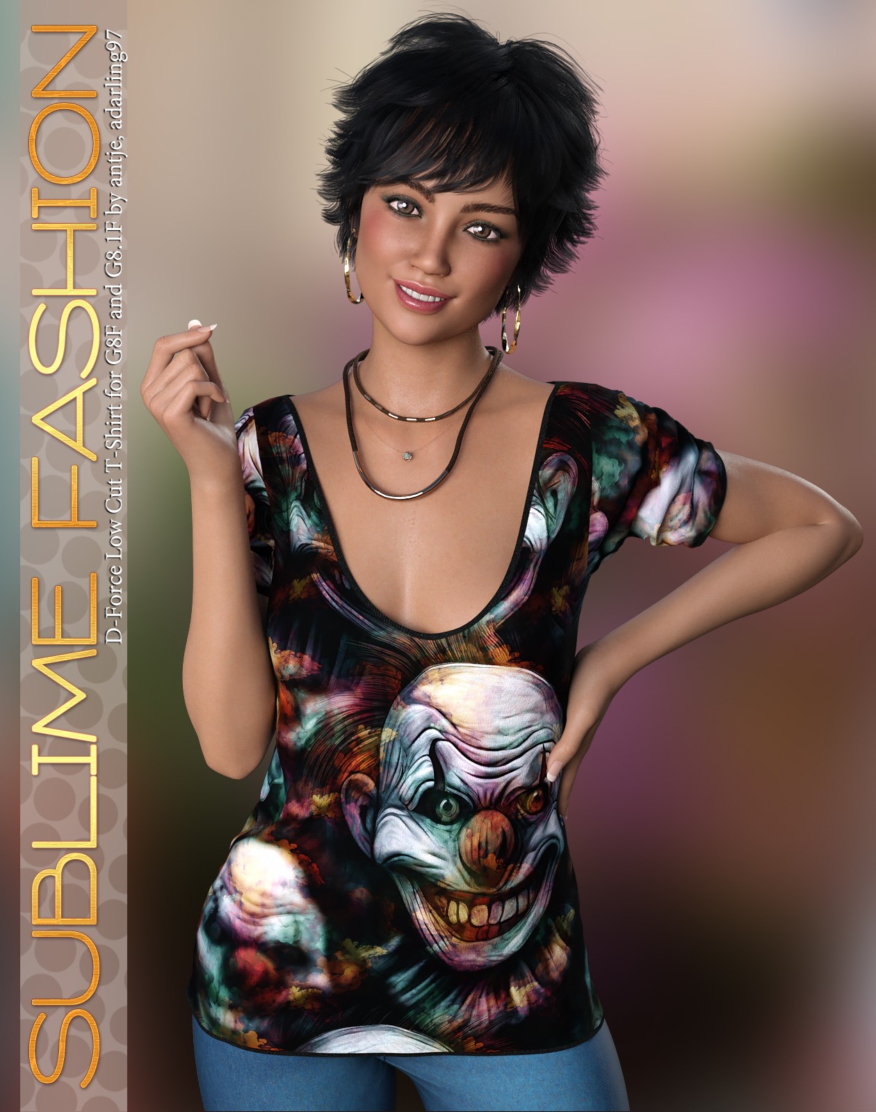 Sublime Fashion D-Force Low Cut T-Shirt for G8F and G8.1F by N/A