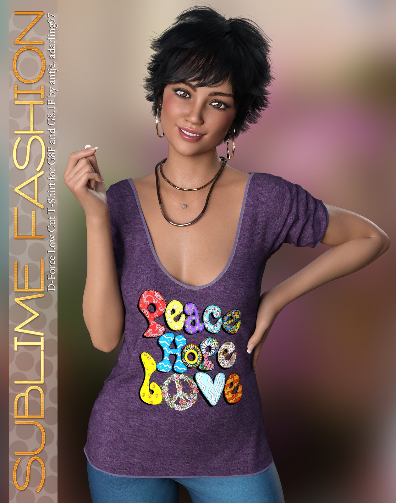 Sublime Fashion D-Force Low Cut T-Shirt for G8F and G8.1F by N/A