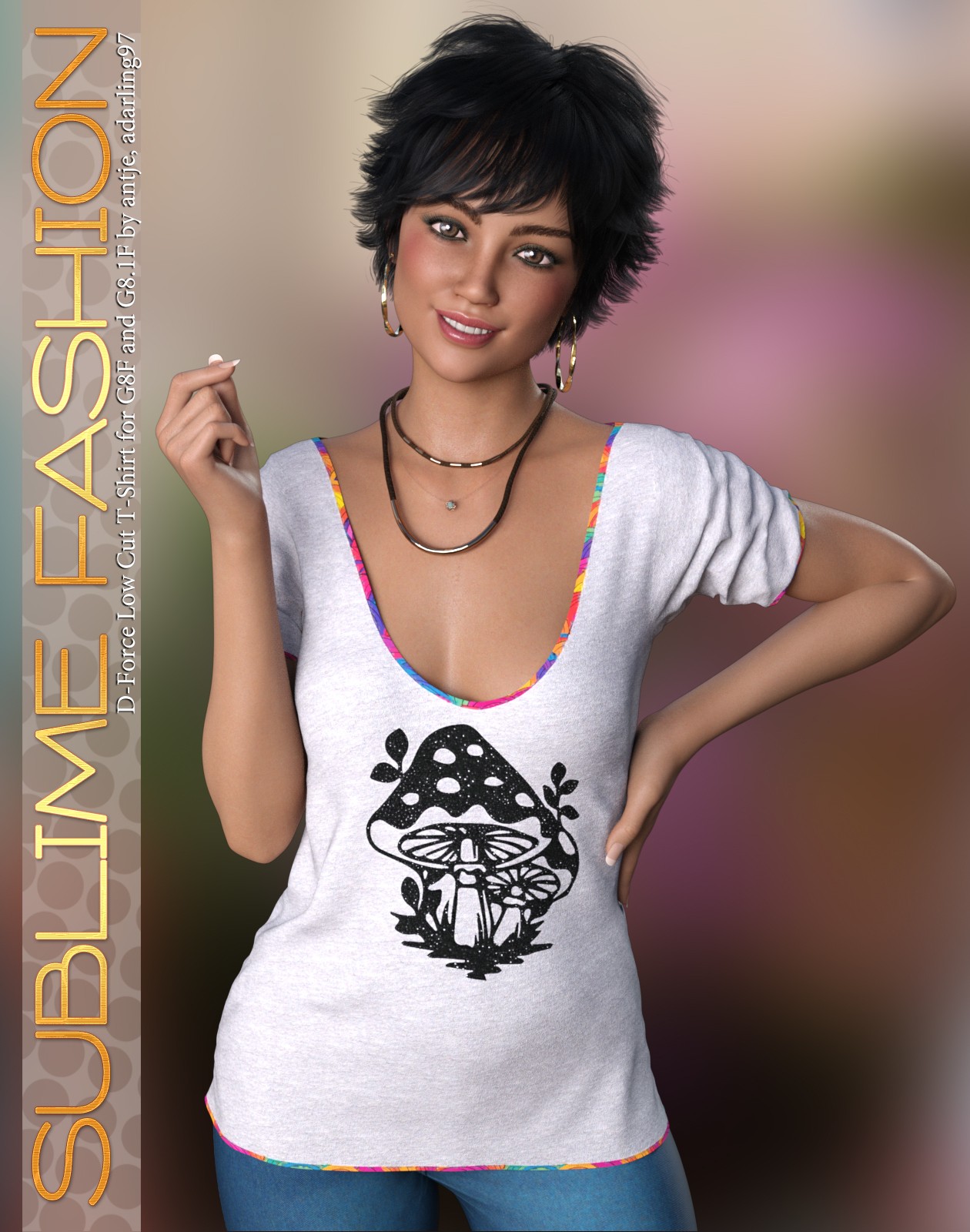 Sublime Fashion D-Force Low Cut T-Shirt for G8F and G8.1F by N/A