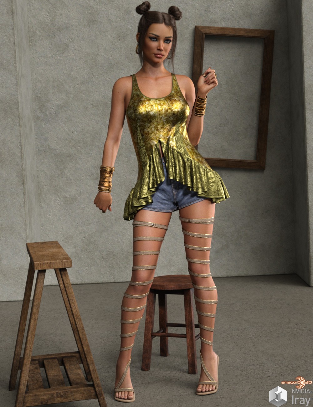 VERSUS - D-Force Ruffle Top for G8F and G8.1F by N/A