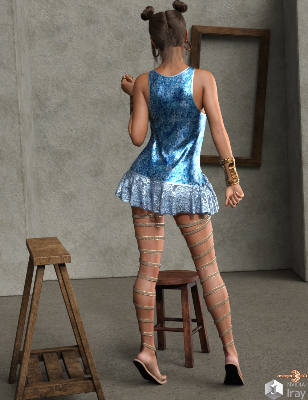 VERSUS - D-Force Ruffle Top for G8F and G8.1F by N/A