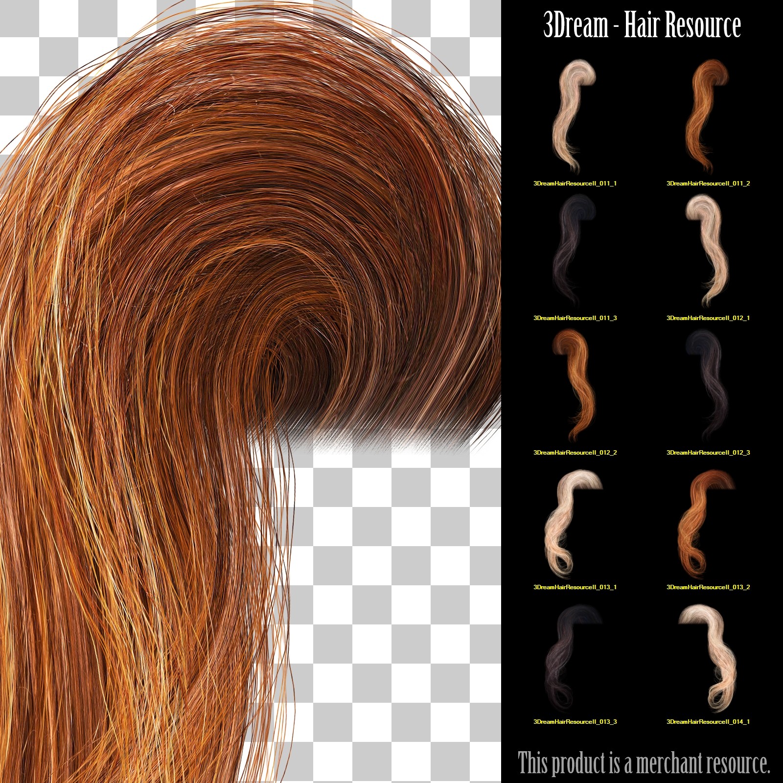 3Dream - Hair Resource II by N/A
