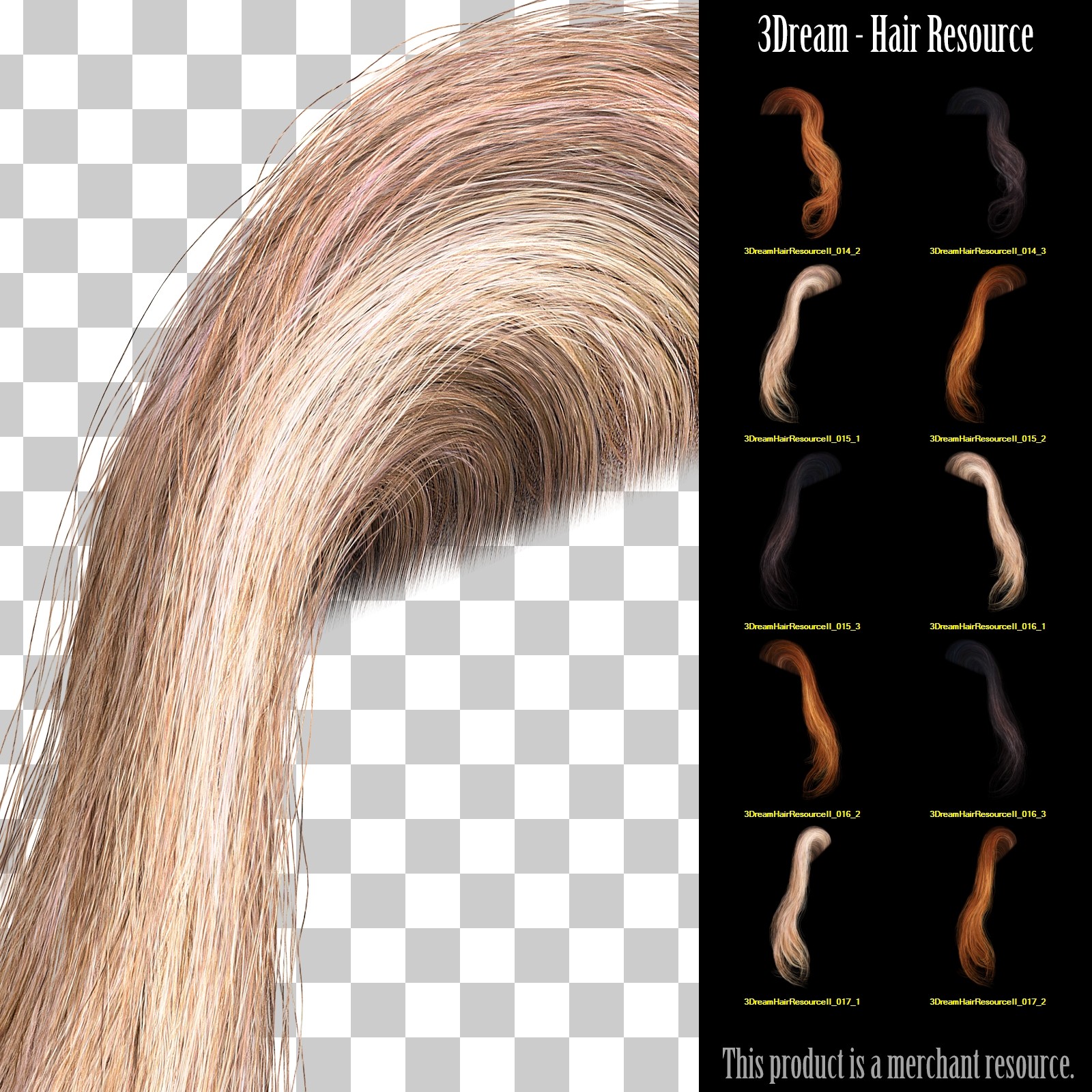 3Dream - Hair Resource II by N/A