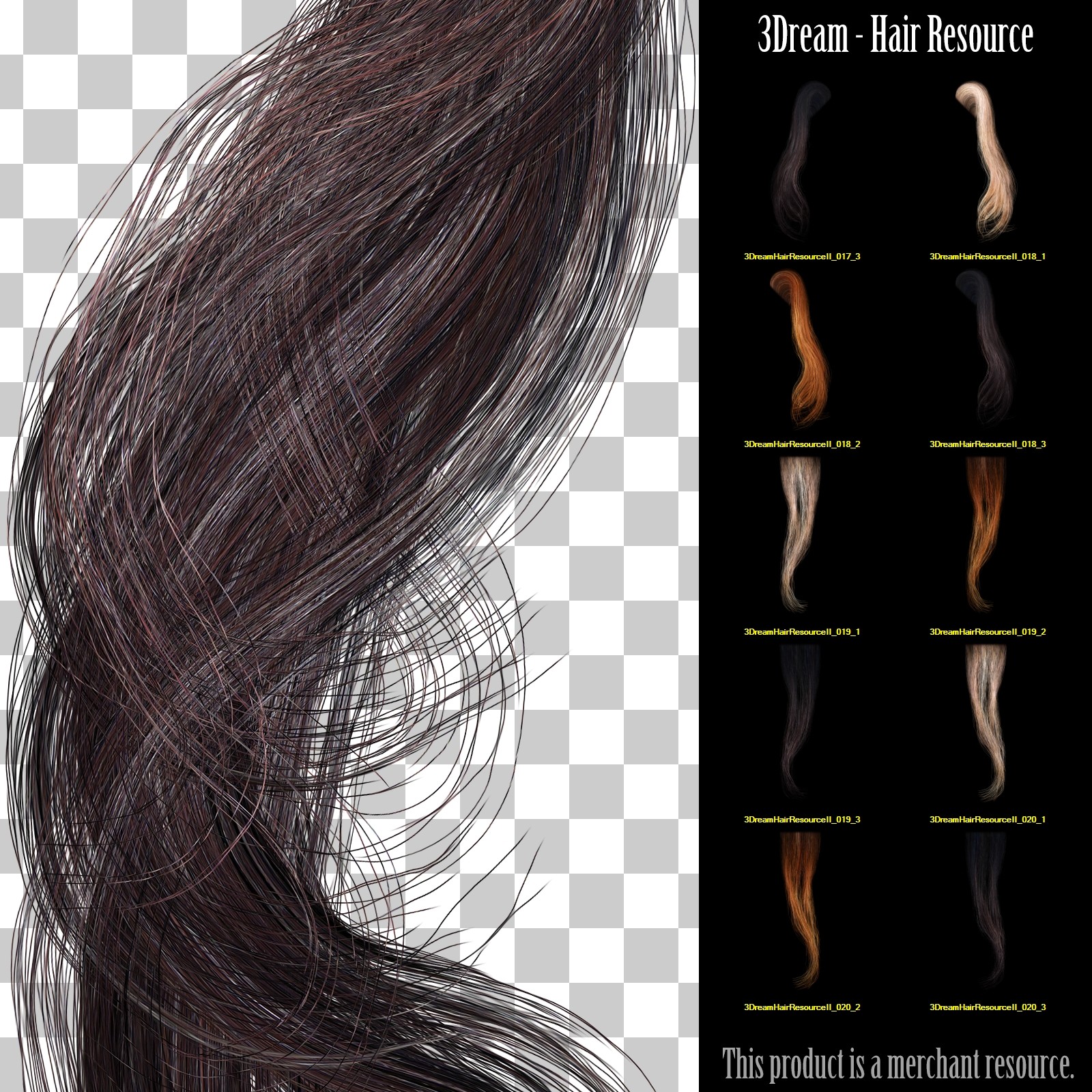 3Dream - Hair Resource II by N/A