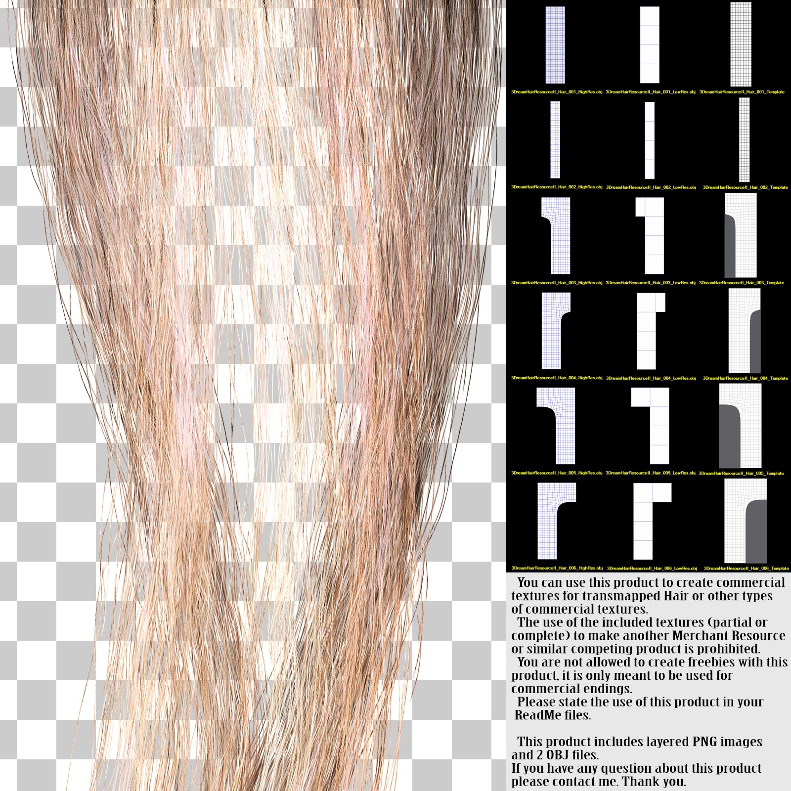 3Dream - Hair Resource II by N/A