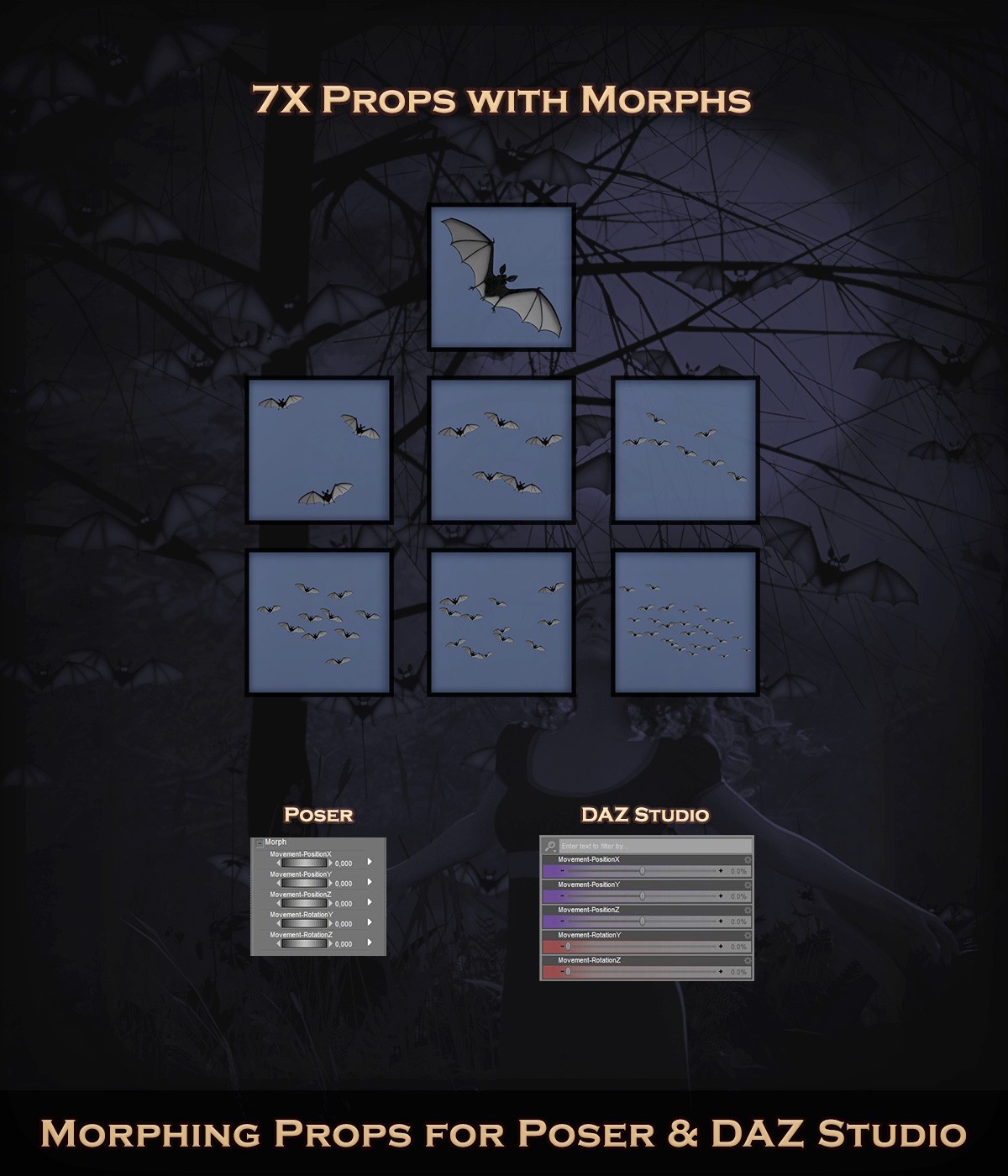 FRQ Props: Spooky Bats by N/A