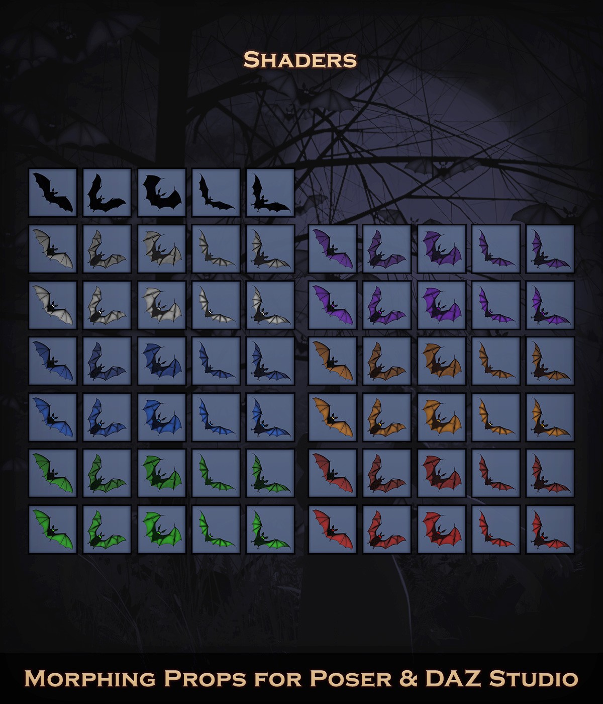 FRQ Props: Spooky Bats by N/A