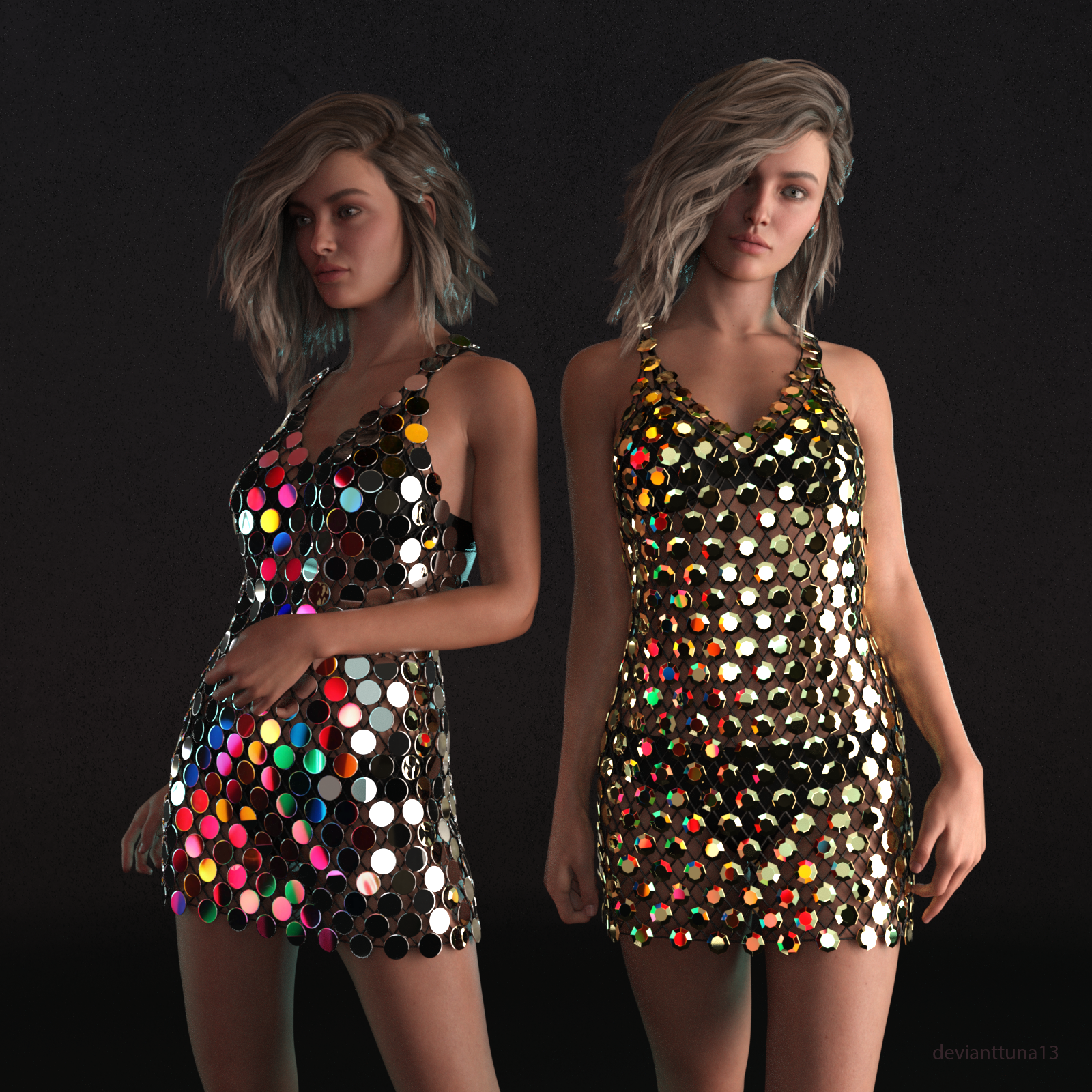 dForce Mirror Dress for G8F by N/A