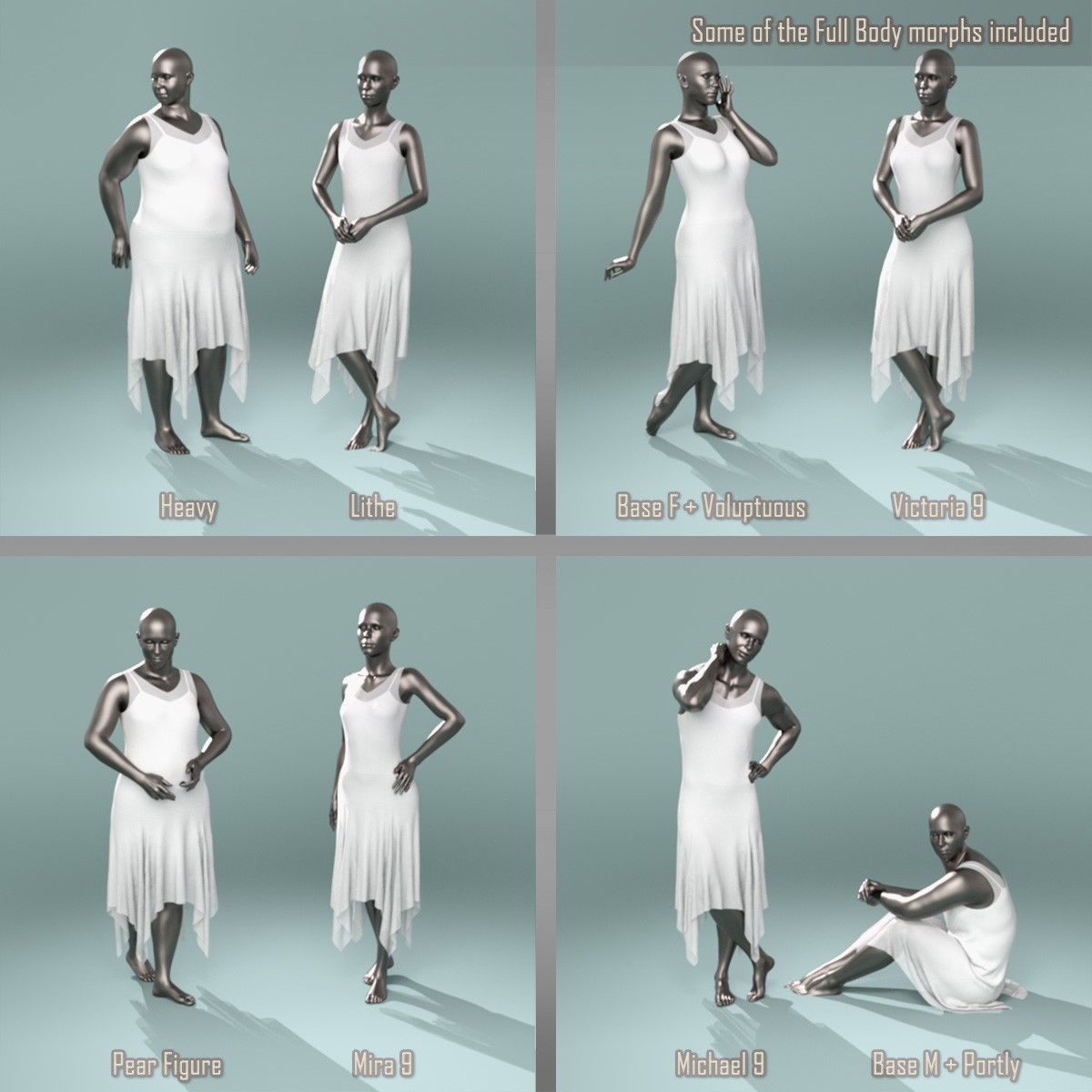 FRQ dForce: 1920s Dress for Genesis 9 by N/A
