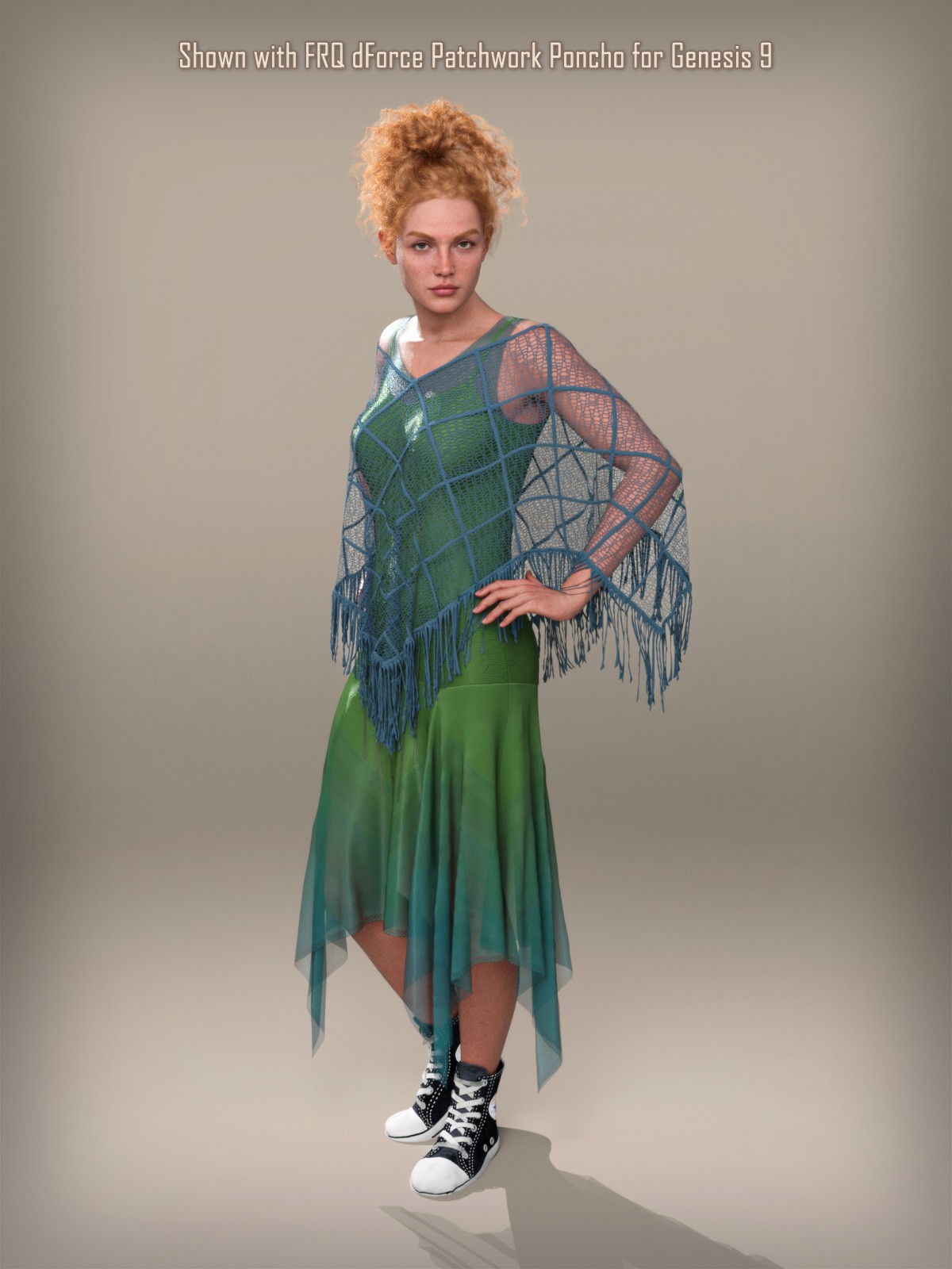 FRQ dForce: 1920s Dress for Genesis 9 by N/A
