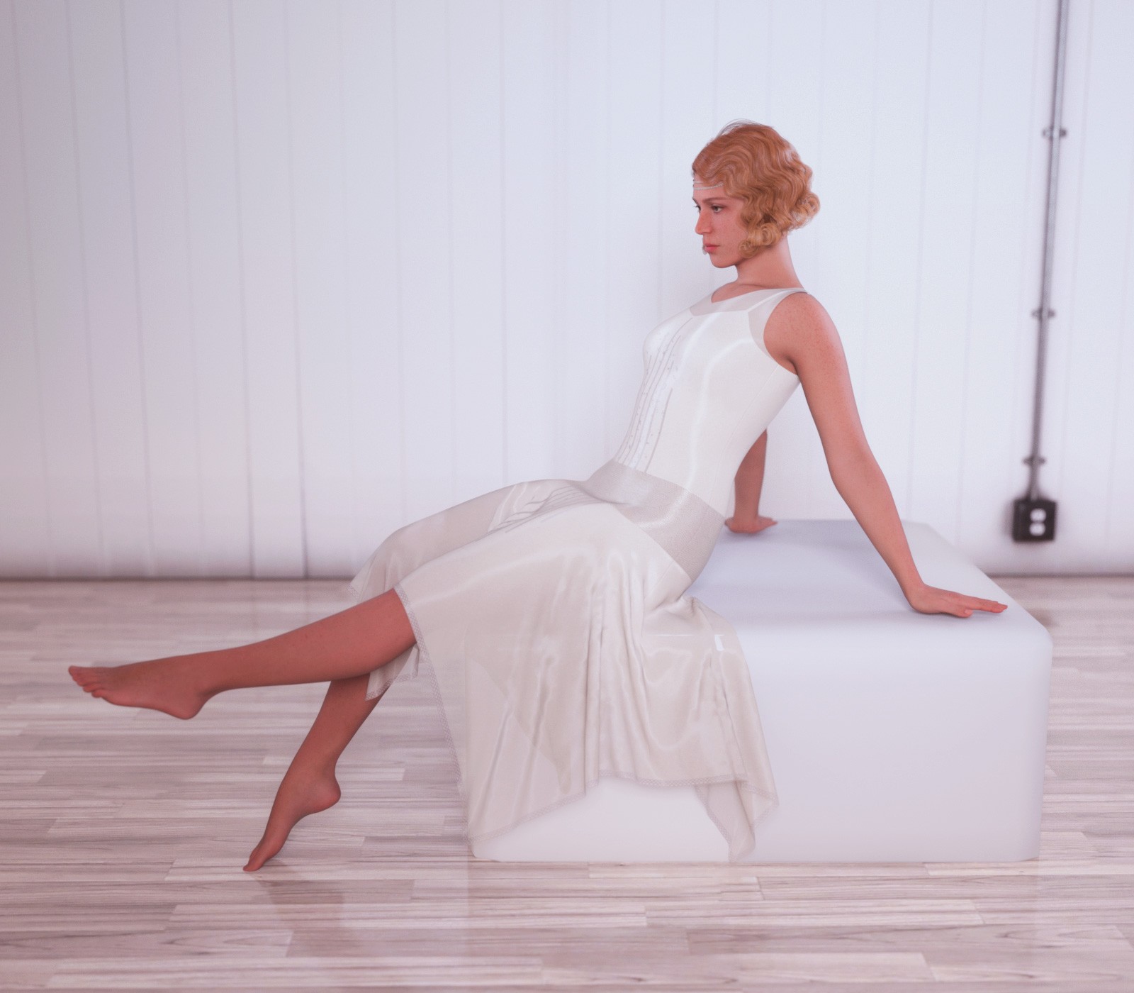 FRQ dForce: 1920s Dress for Genesis 9 by N/A