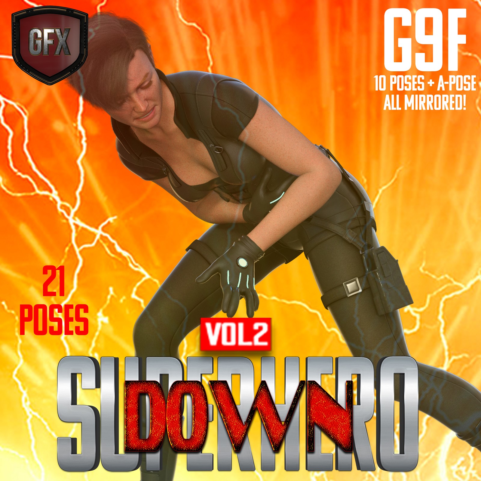 SuperHero Down for G9F Volume 2 by N/A